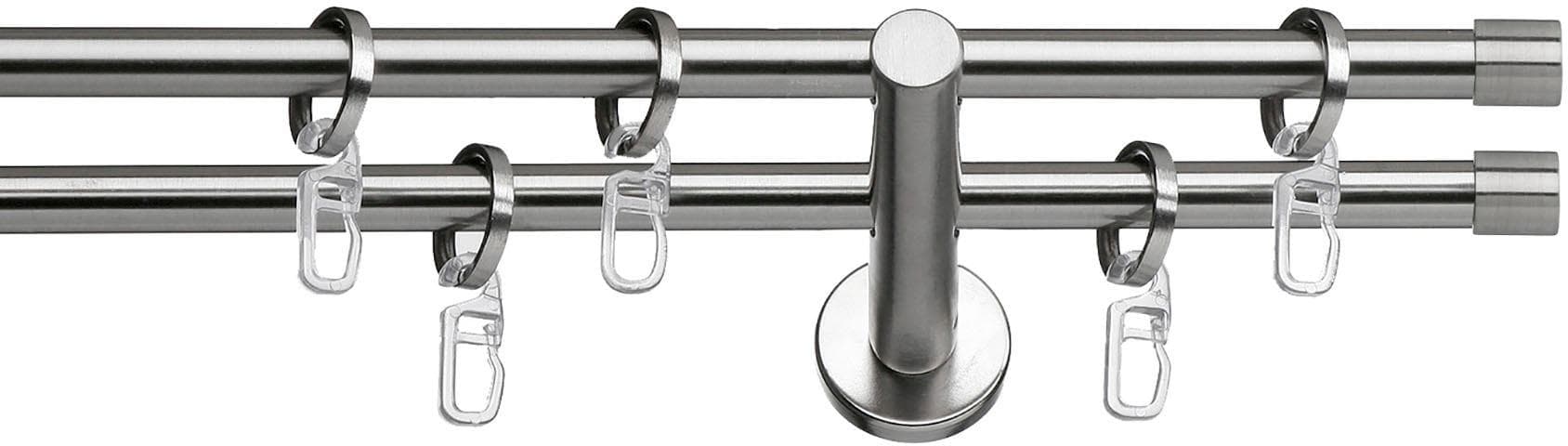 Gardinenstange Andrax von Indeko, Silber, 240 cm