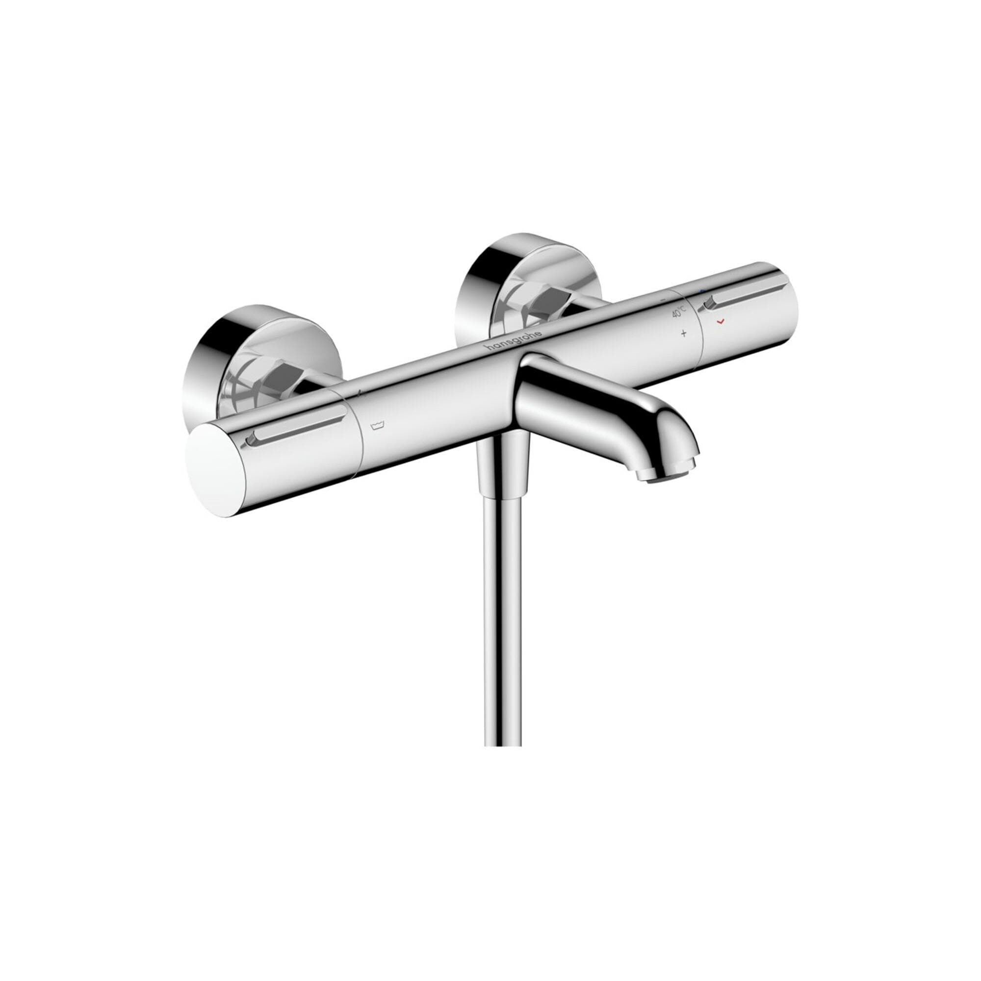 Hansgrohe Ecostat Element Wannenthermostat 13347000 Aufputz DN15 Chrom