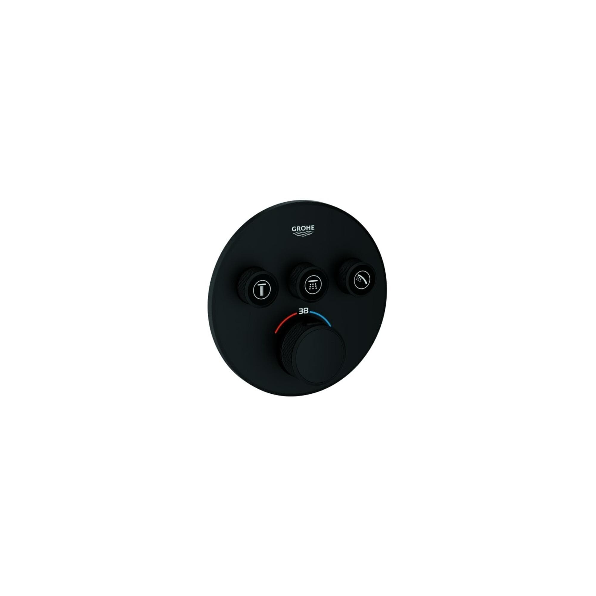 Wannenarmatur GROHE SmartControl Phantom Black 29508KF0