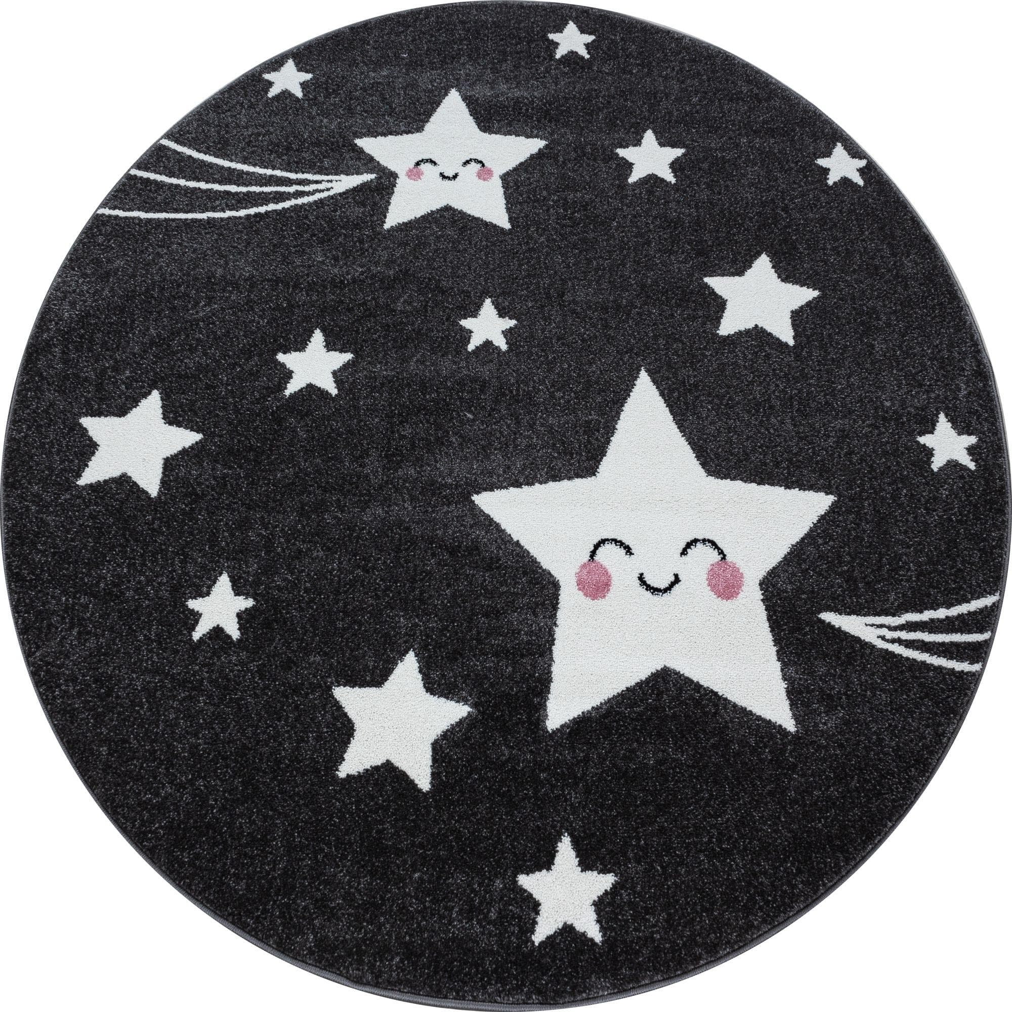 AYYILDIZ TEPPICHE Kinderteppich Kids 610 Grau Stern Motiv