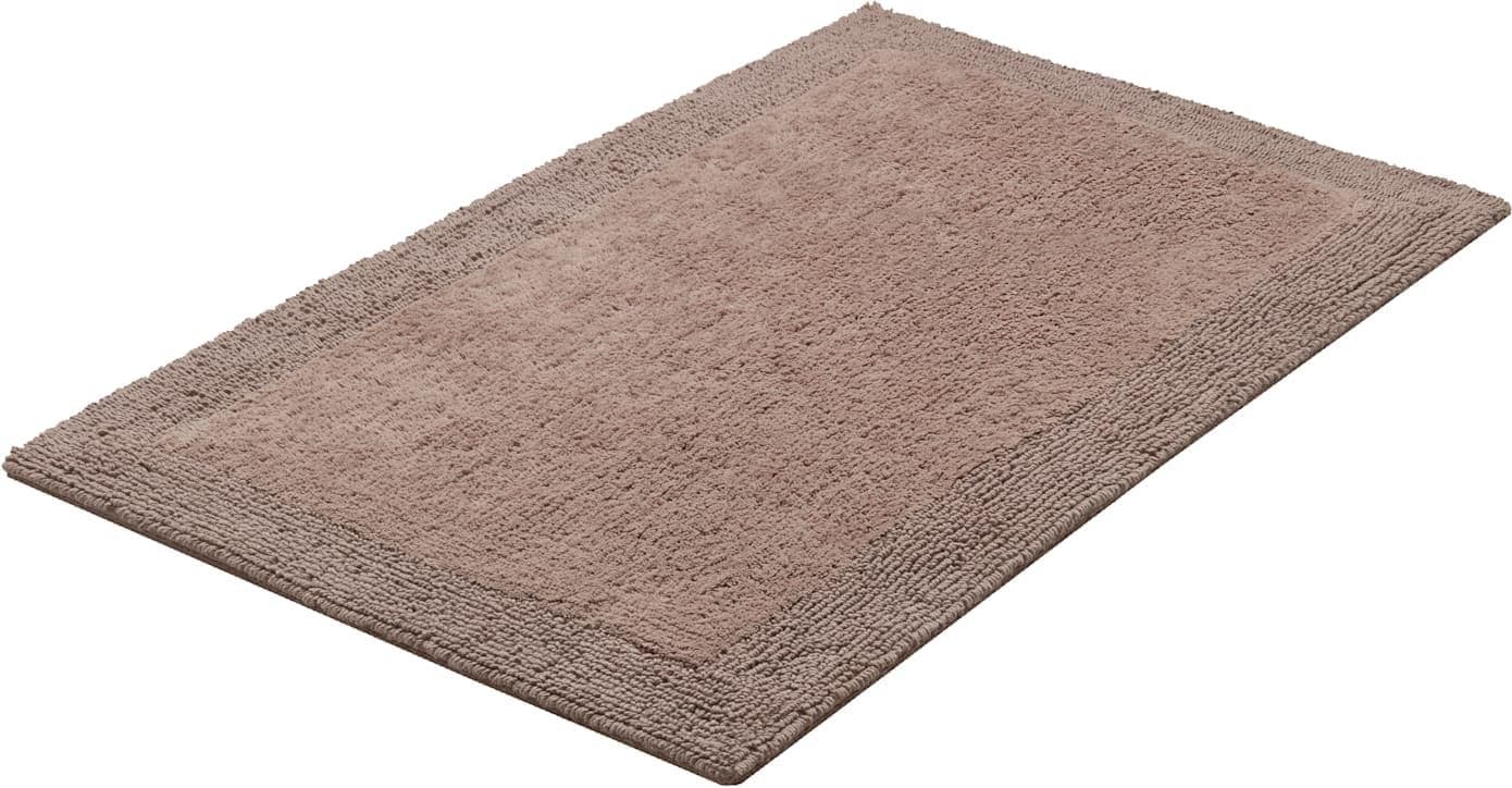 GRUND Badematte Grau Taupe Rechteckig 80x150cm