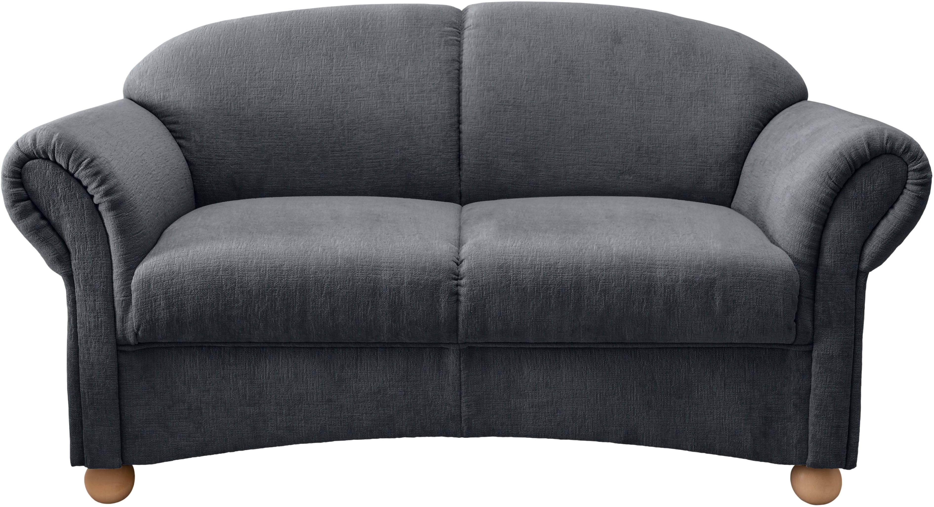 Polstergarnitur Home Affaire Torello 5,5-Sitzer Anthrazit Microfaser