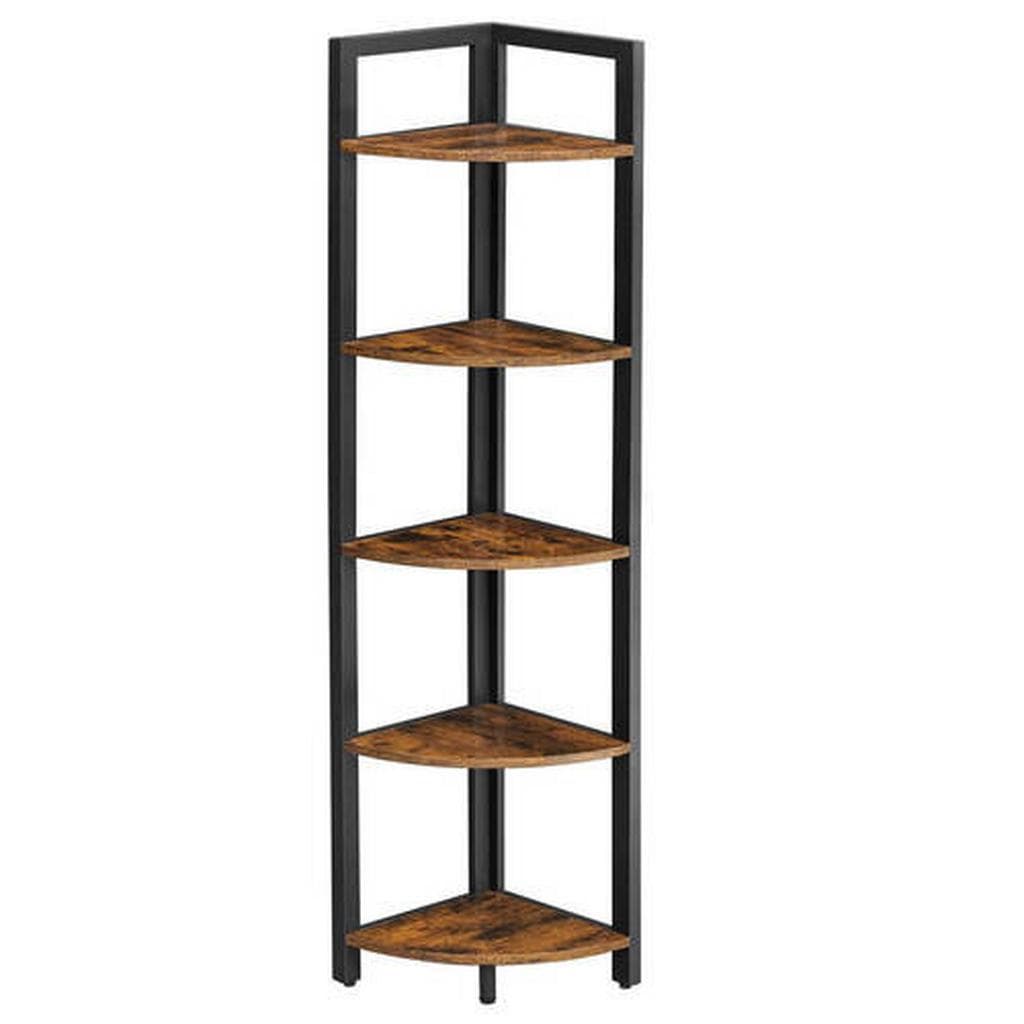 Boxxx Eckregal Braun Schwarz Holzwerkstoff Vintage 5 Fächer
