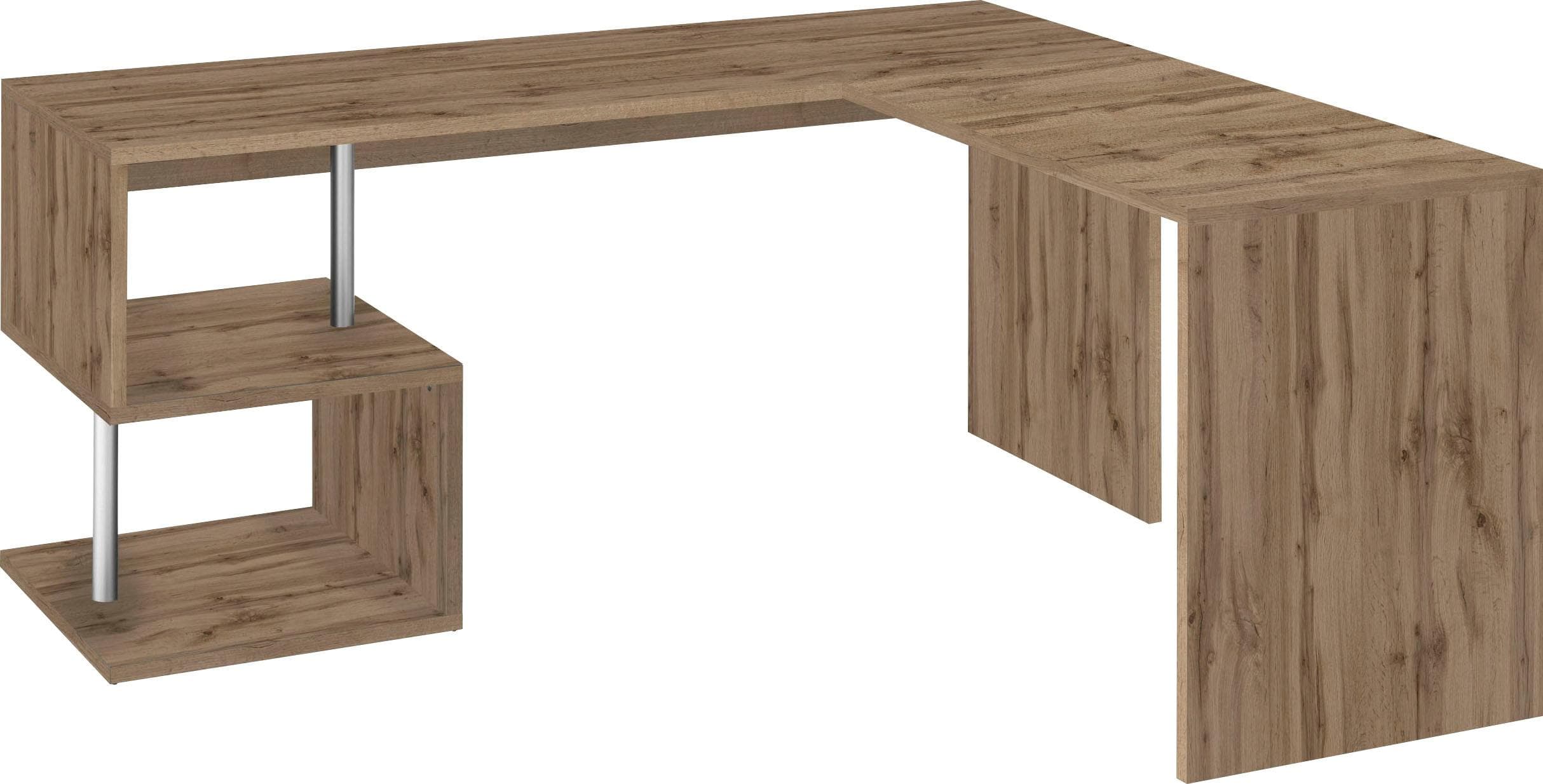 Home Affaire Eckschreibtisch ESSE Modern Braun