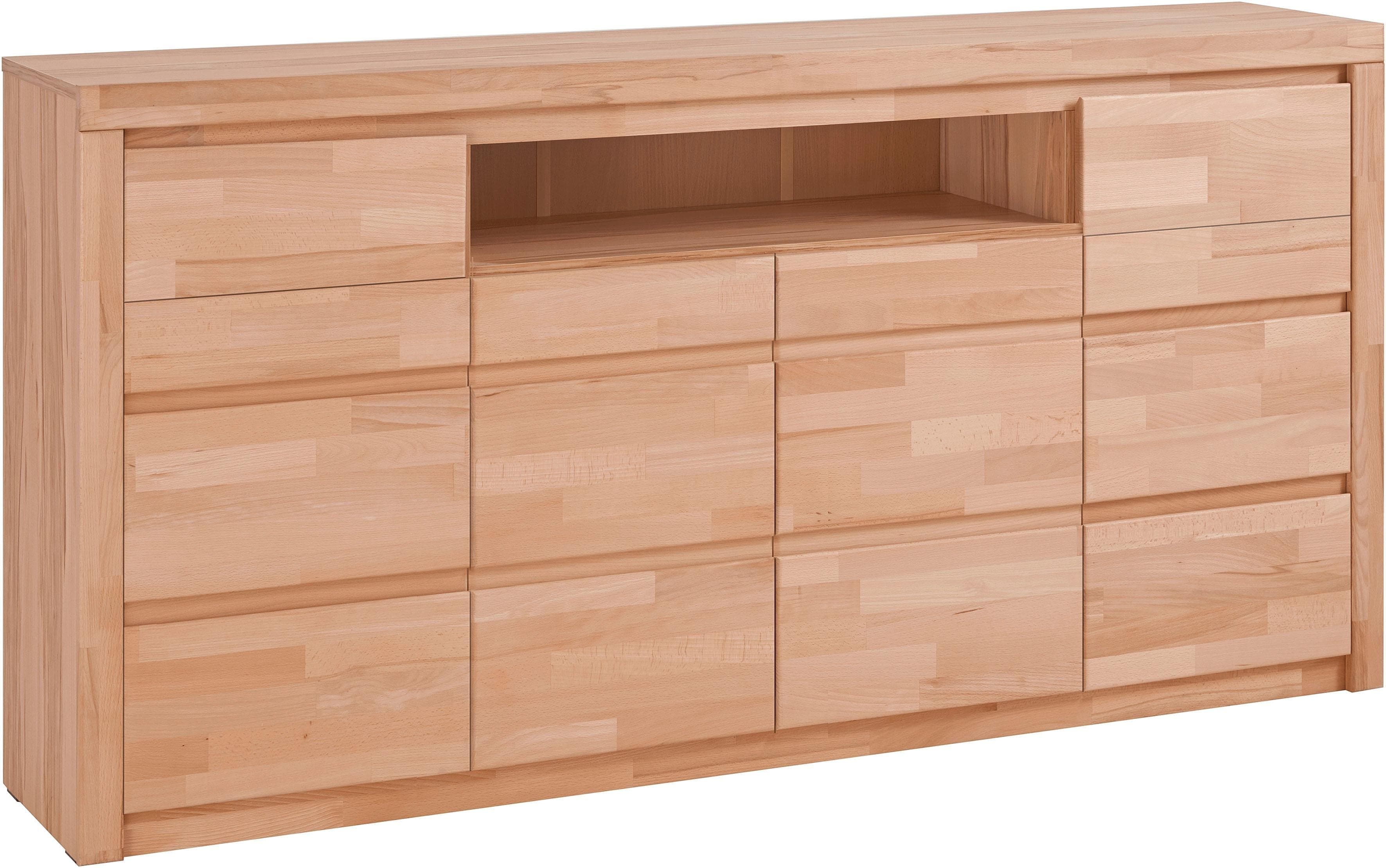 Kommode OTTO HOME Silkeborg Kernbuche Teilmassiv mit Schubkästen