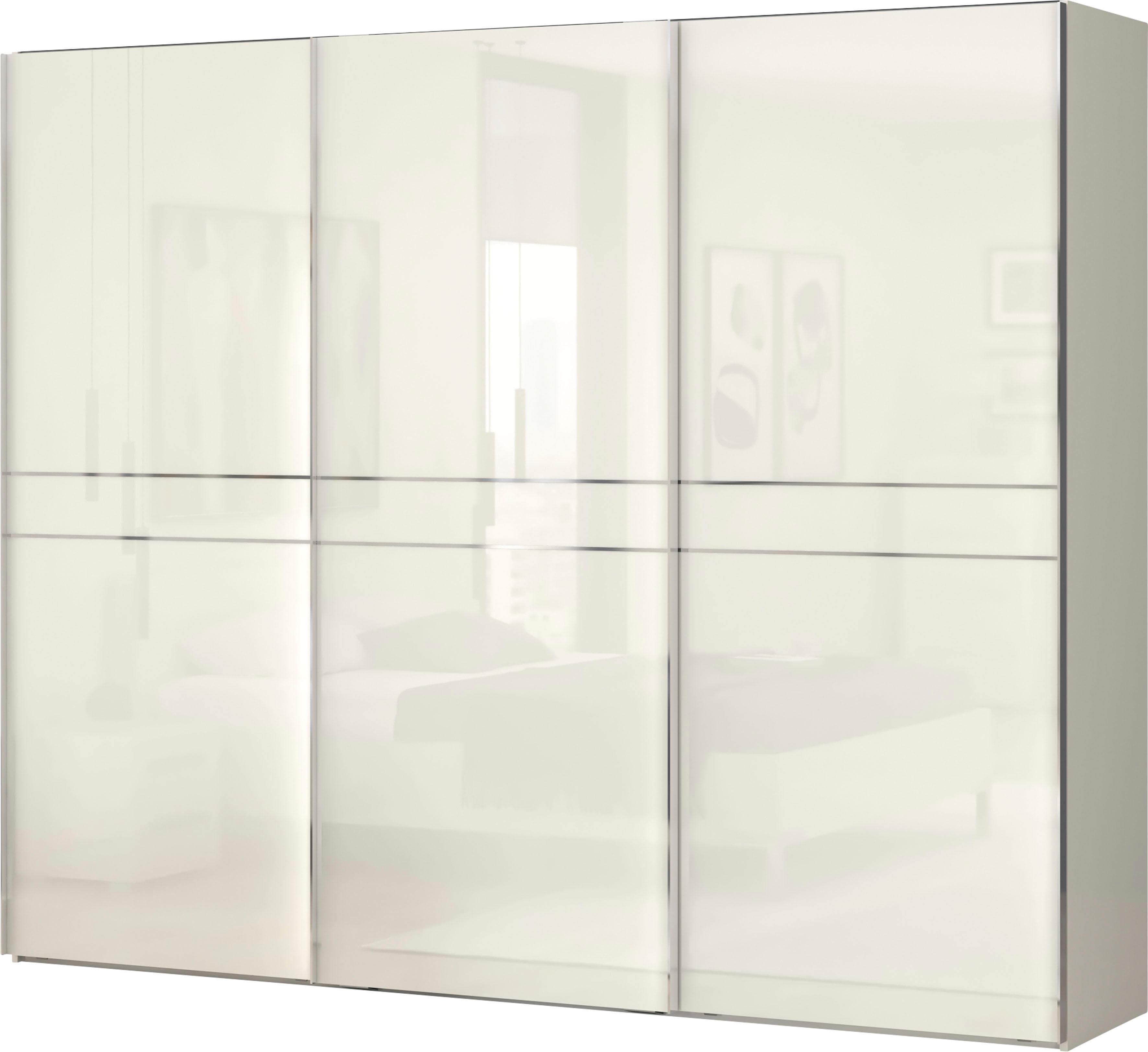 OTTO HOME Schwebetürenschrank Piano Beige Hochglanz mit Soft-Close