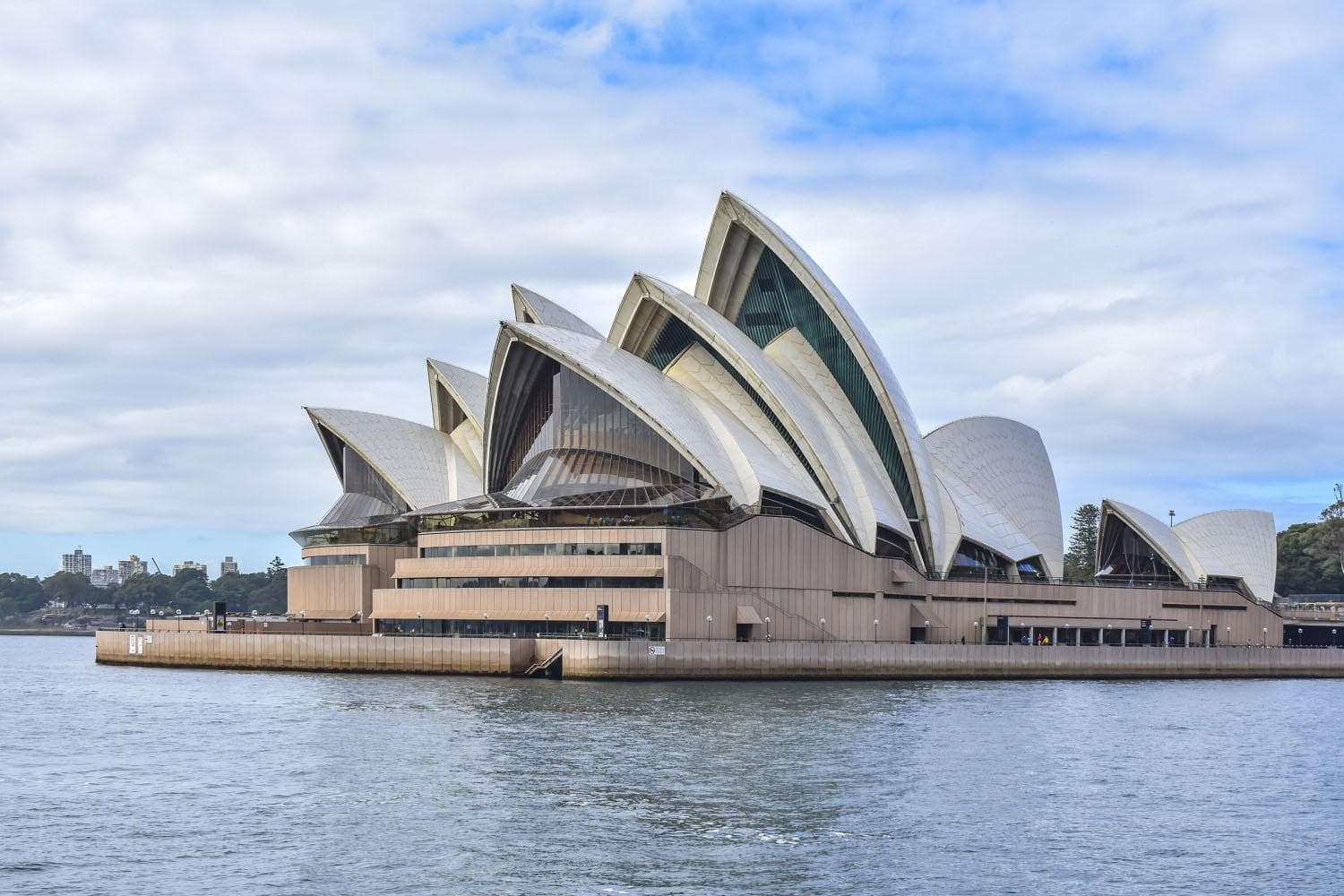 QUEENCE Acrylglasbild Opernhaus Sydney bunt