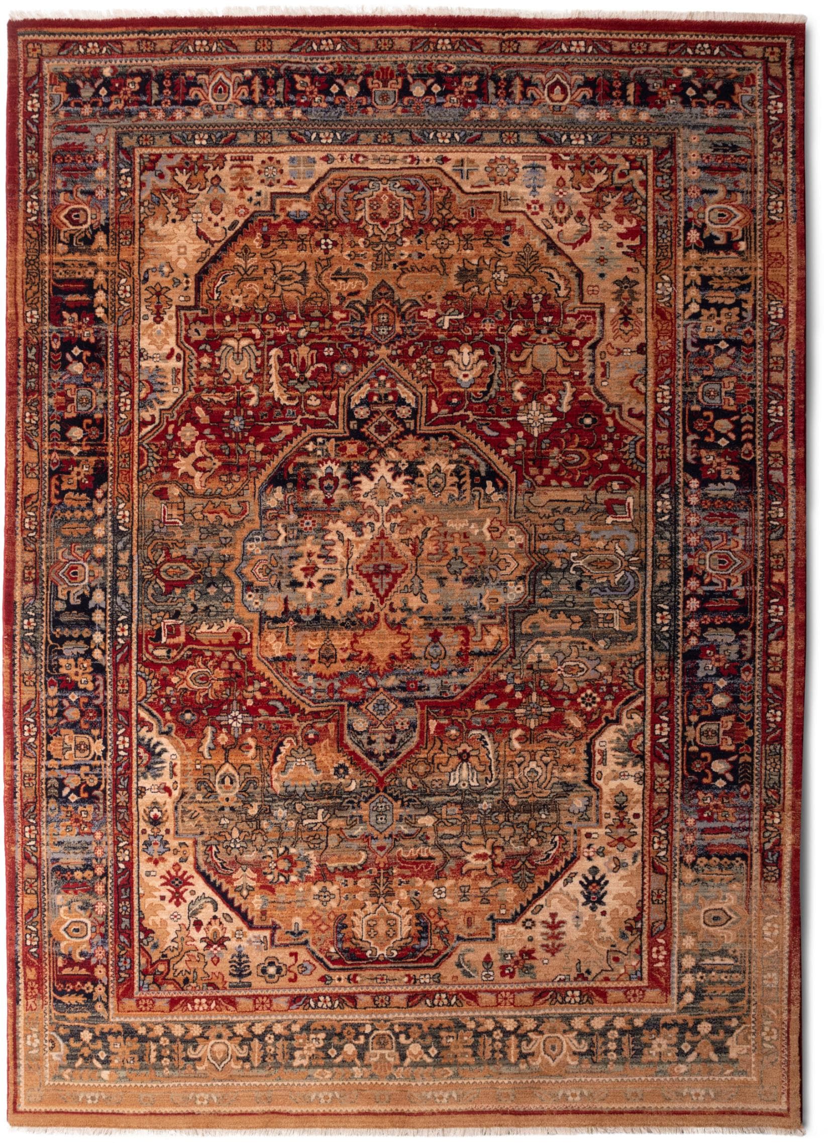 Wollteppich THEKO Saharna 7518 Rot Orientalisch