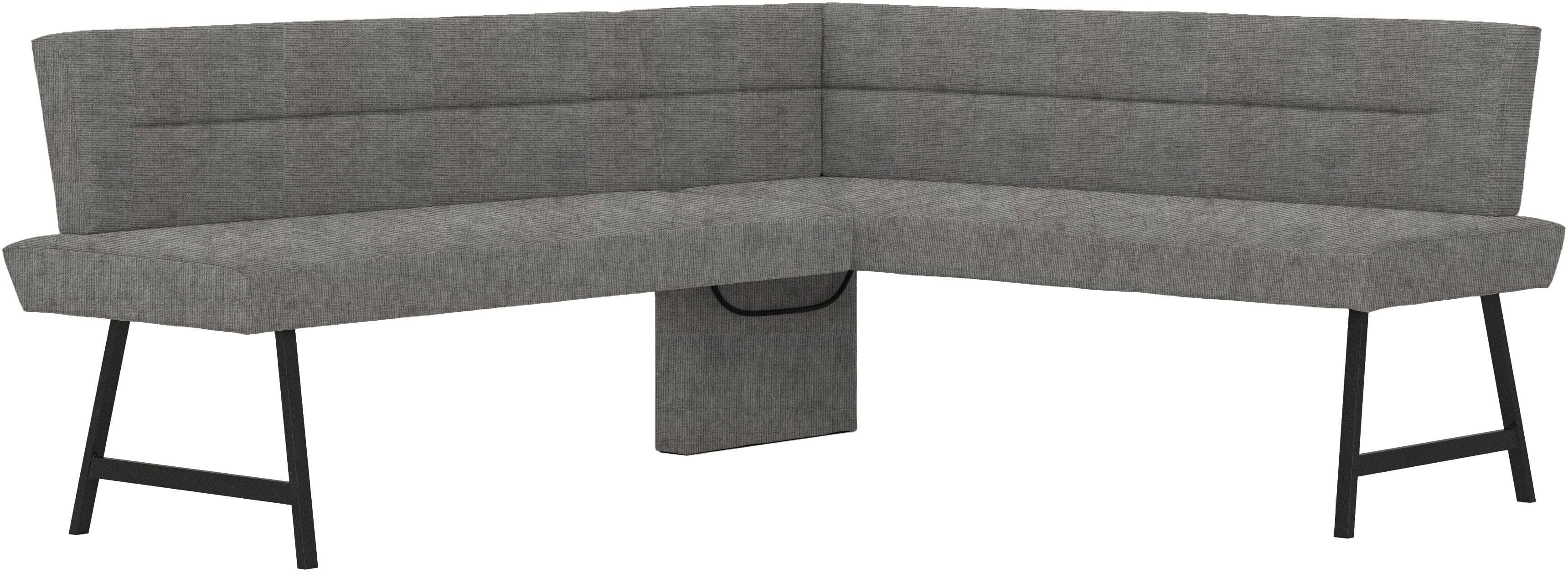 OTTO HOME Eckbank Sava Dunkelgrau 100% rPES