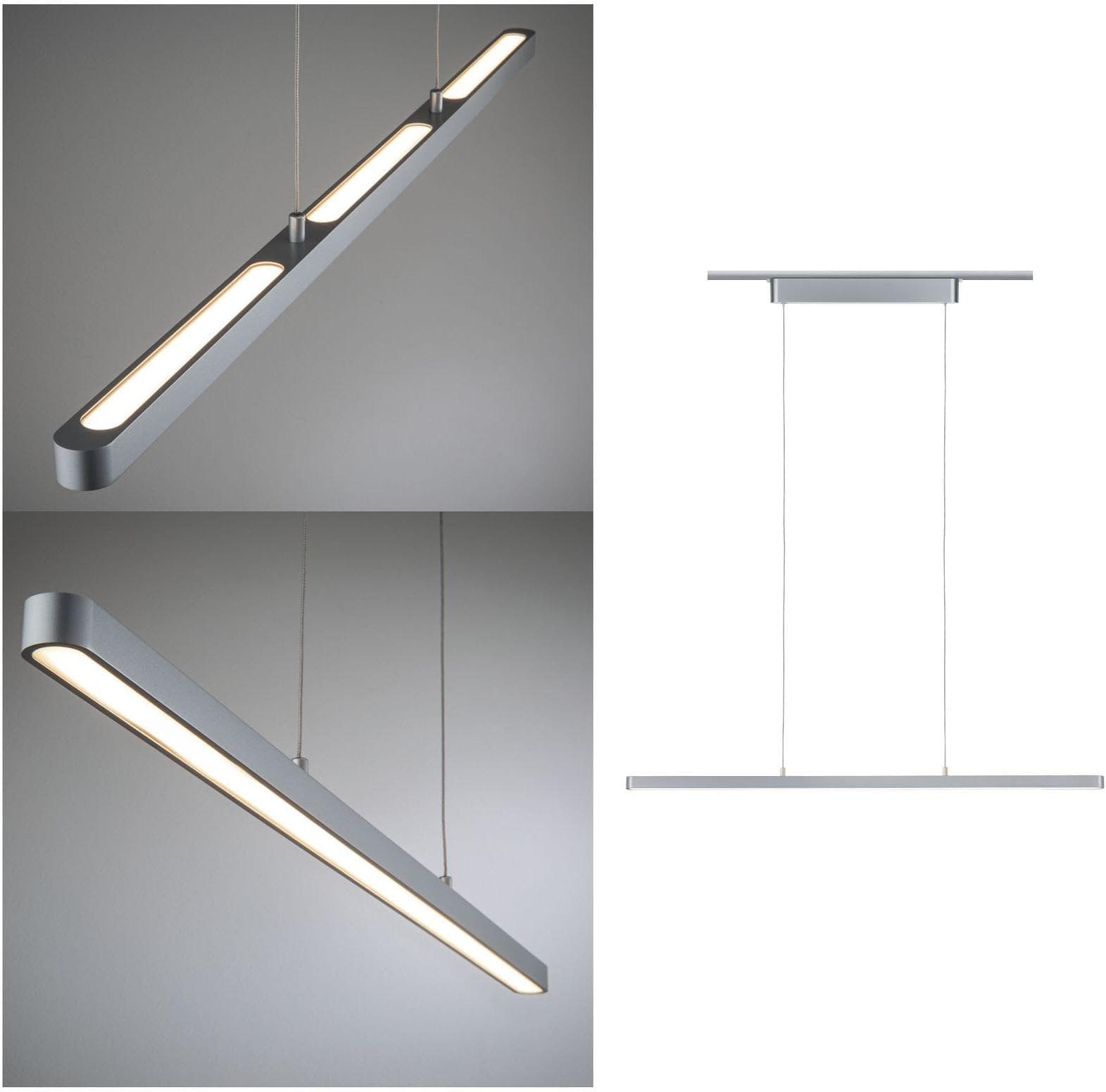 LED-Pendelleuchte Modern Chromfarben Metall
