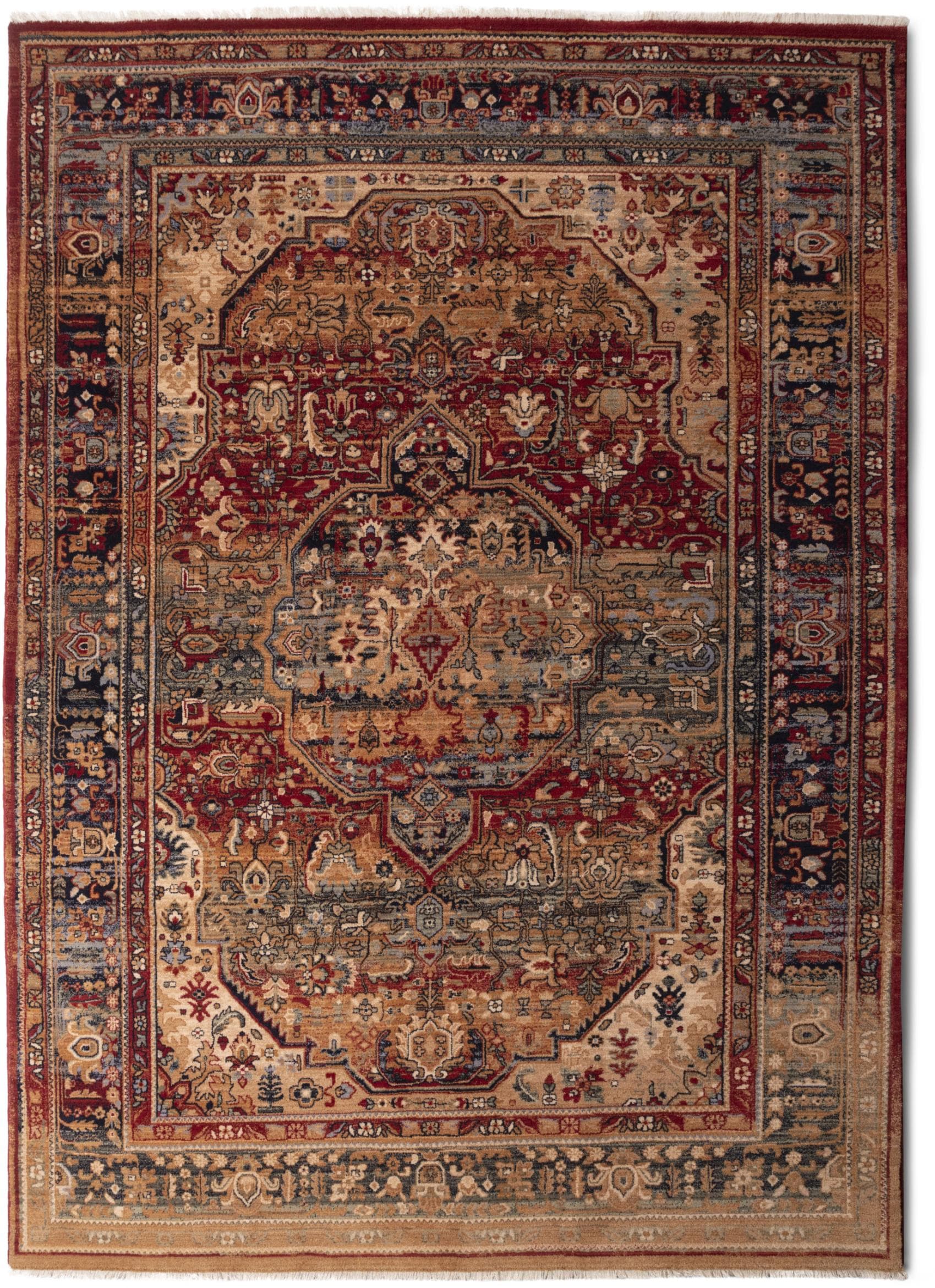 THEKO Wollteppich Saharna 7518 Rot Orientalisch
