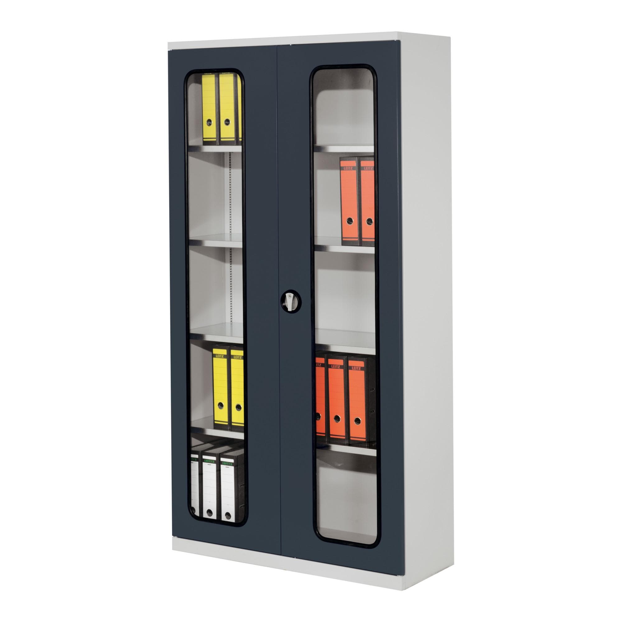 Kappes Systemschrank Serie 400 Sichtfenstertüren 4 Fachböden