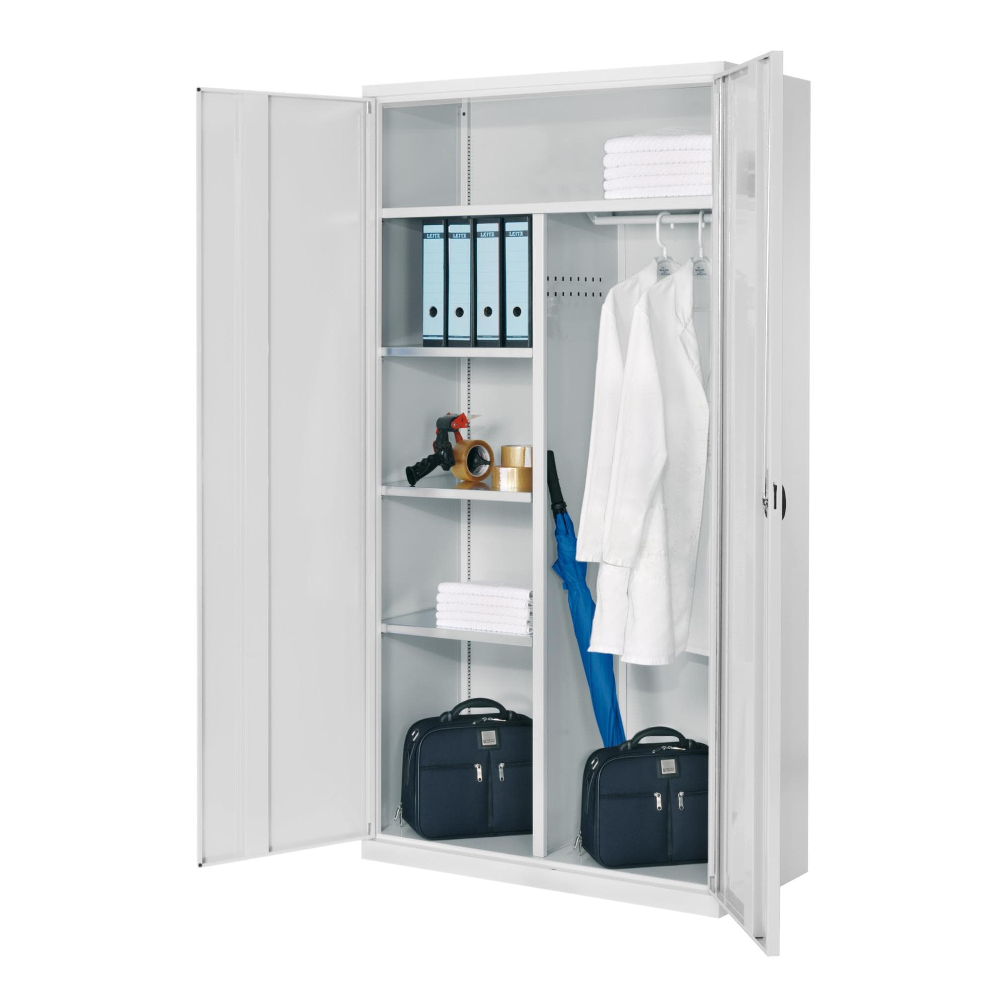 Kappes ErgoPlus Akten-/Kleiderschrank Vollblechtüren 1251.03.1013