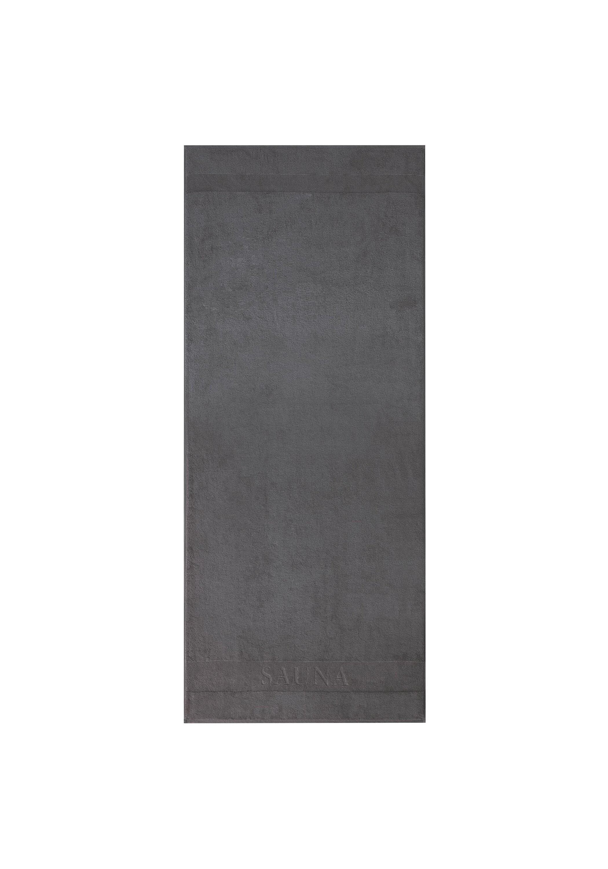 Villeroy & Boch Saunatuch Dunkelgrau 80x200 cm