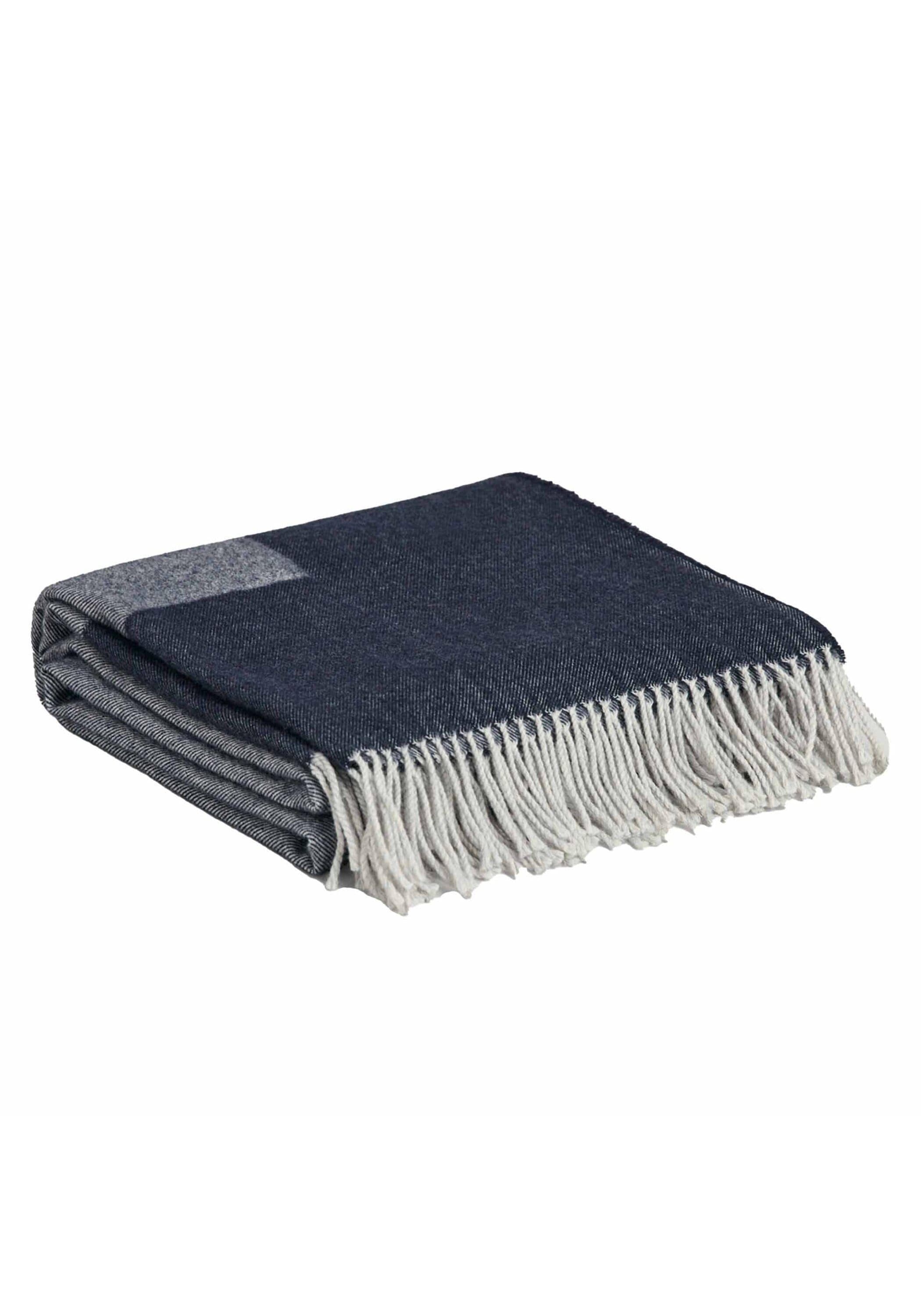 GANT Wohndecke Logo Throw 1er Pack Blau