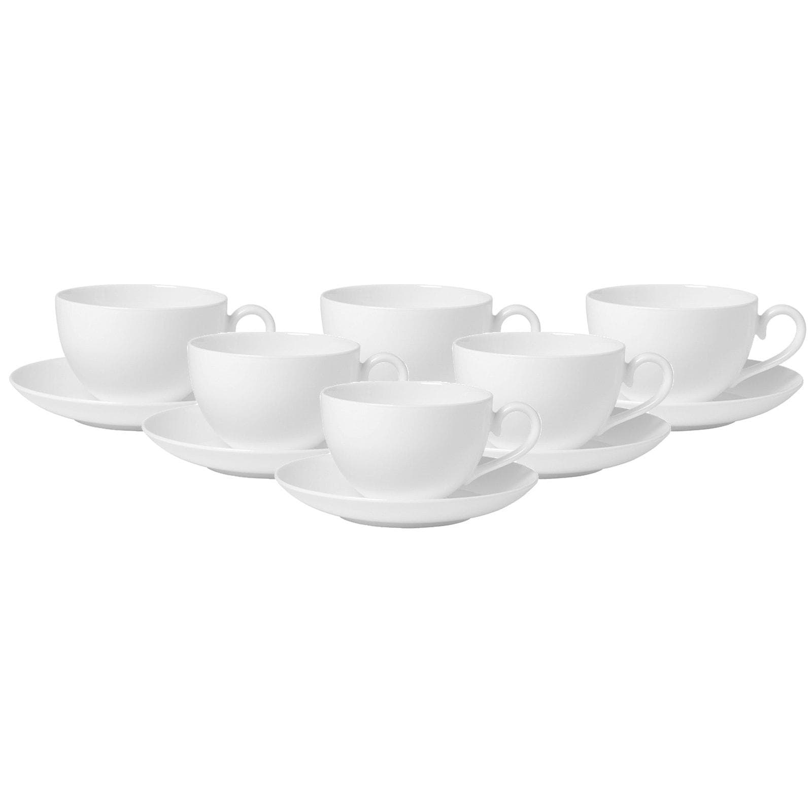 Villeroy & Boch Royal Kaffeeservice 260 ml 6er Set weiß