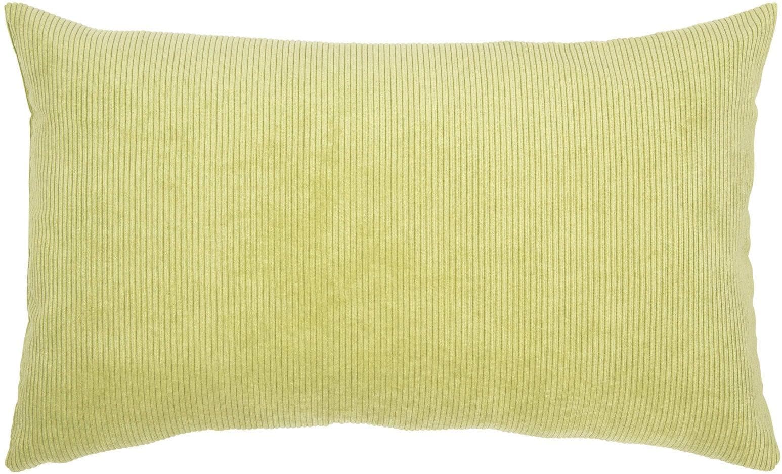 Dekokissen PAD "CASUAL" Grün Cord-Design