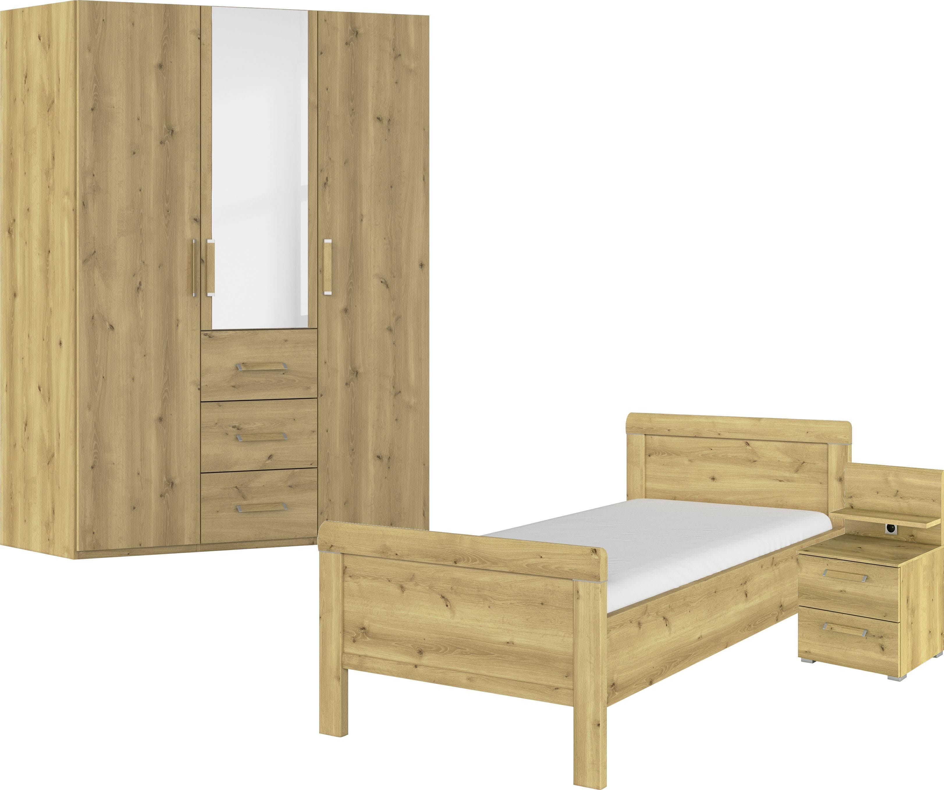 Rauch Schlafzimmer-Set Evelyn Braun Asteiche Holzwerkstoff