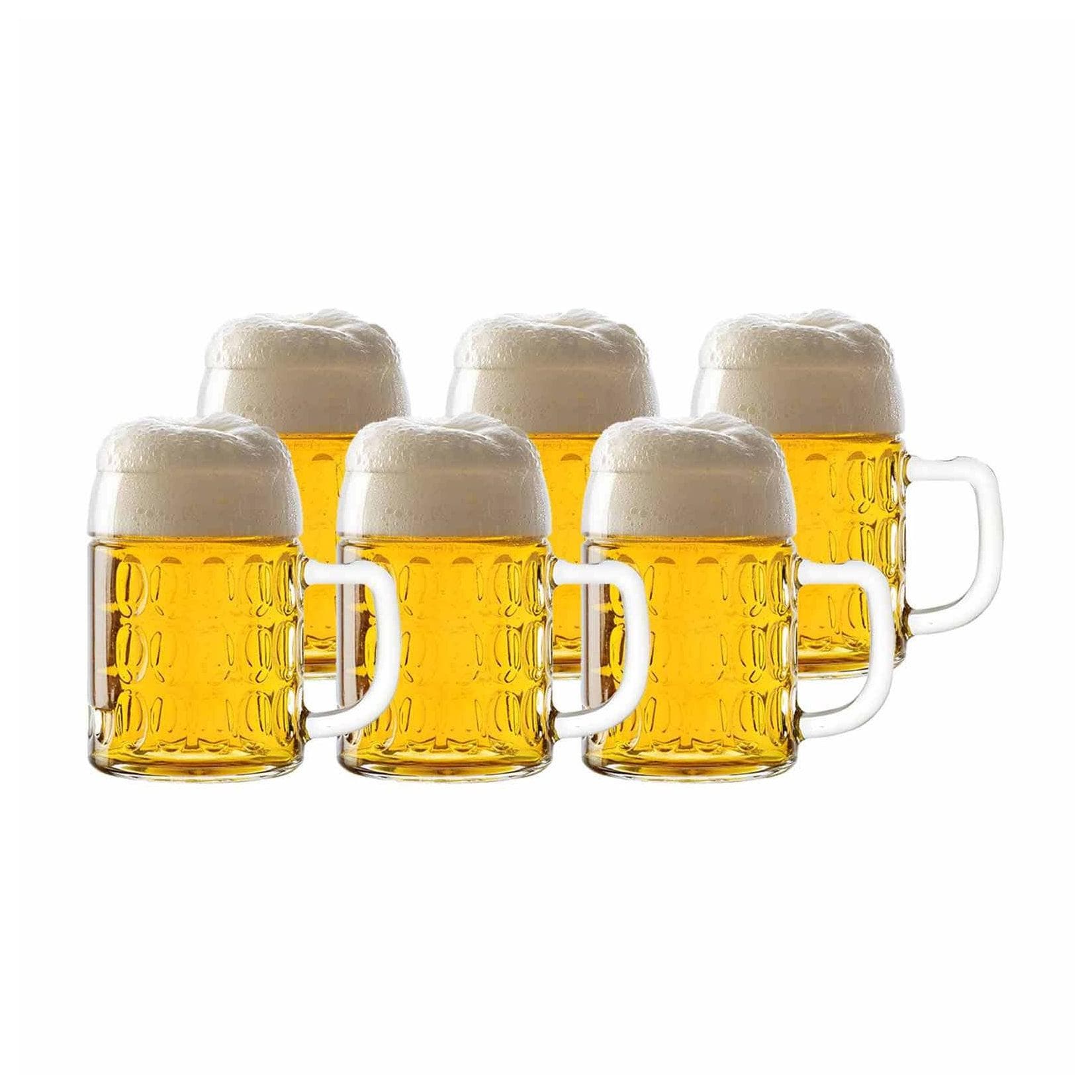 STÖLZLE Bierkrug Kaiser 0,3 Liter 6er Set transparent Glas