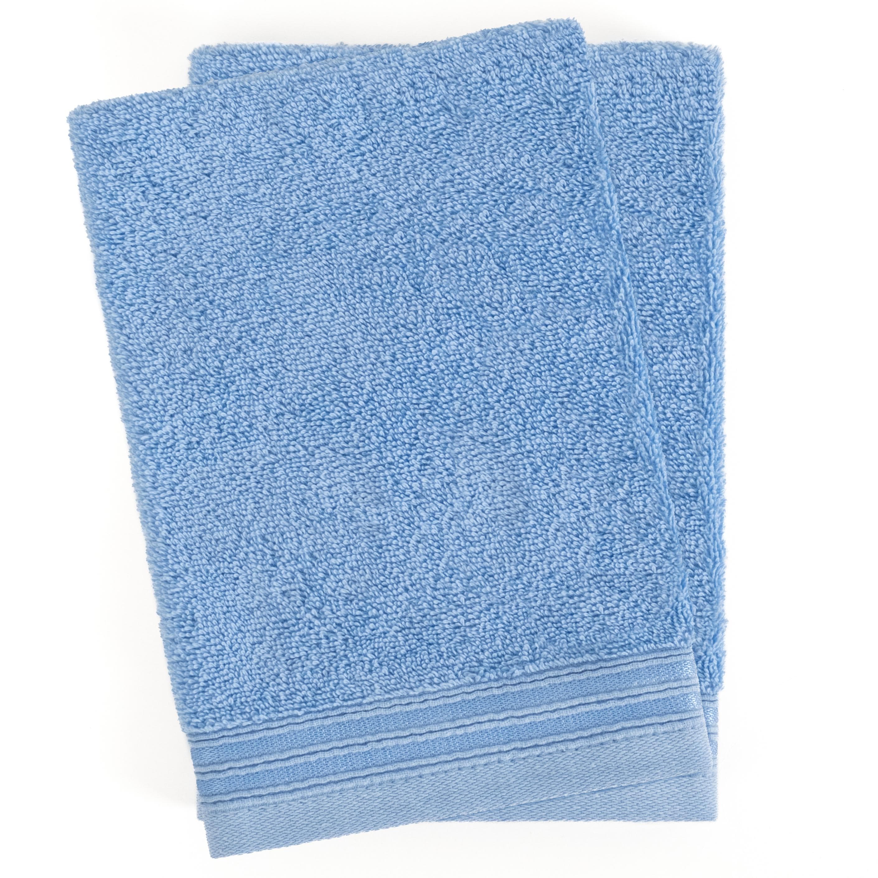 HAMMETEX Waschlappen 2er-Set Hellblau 100% Baumwolle