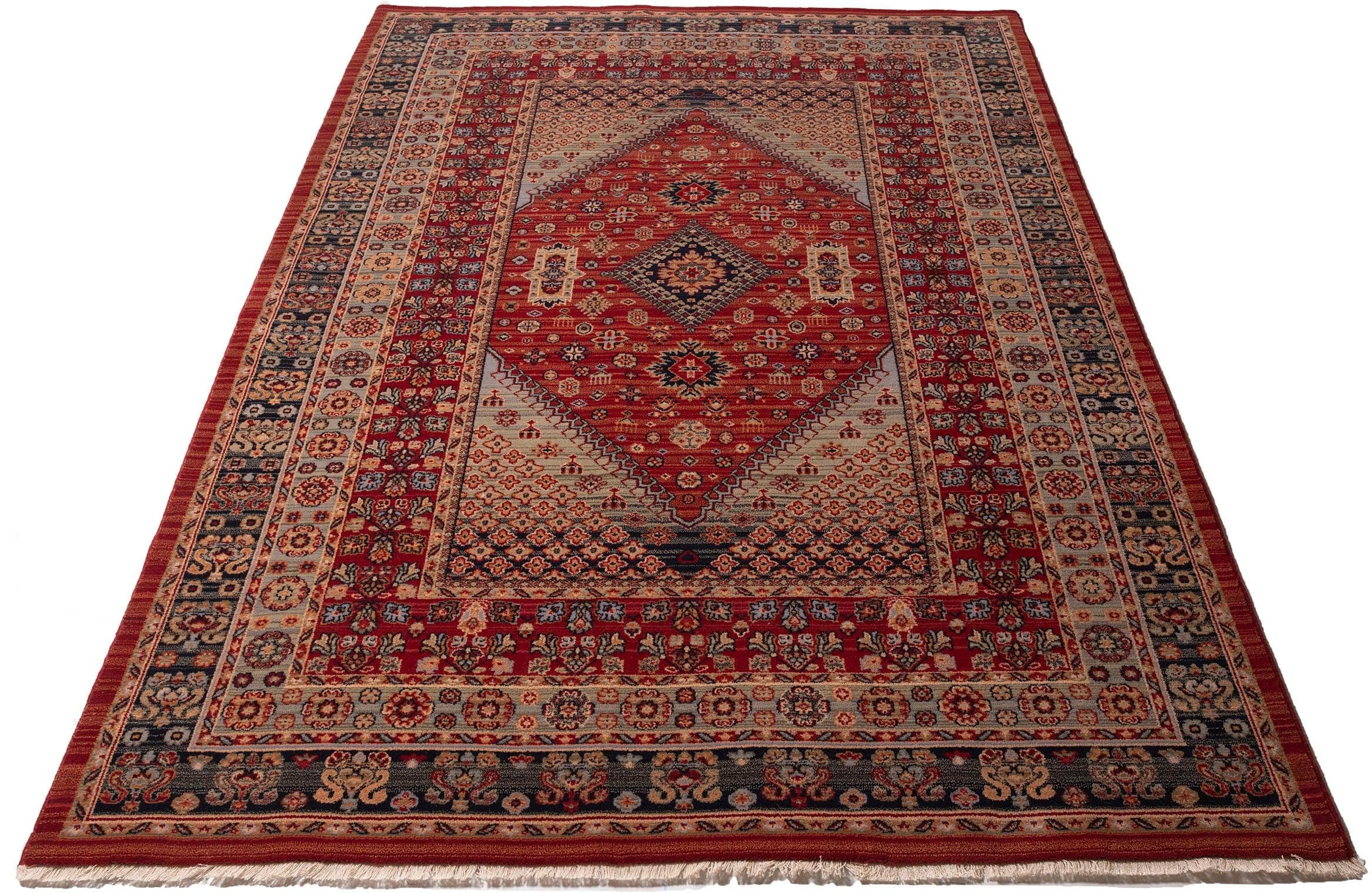 Wollteppich THEKO Saharna 2400 Rot Orient-Optik
