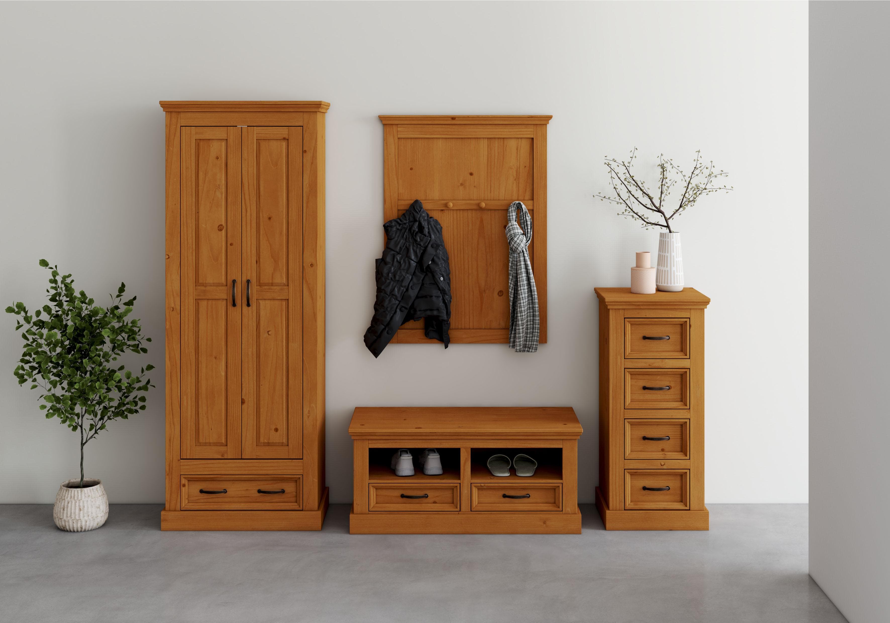 OTTO HOME Kommode Selma 4 Schubladen Massivholz Beige