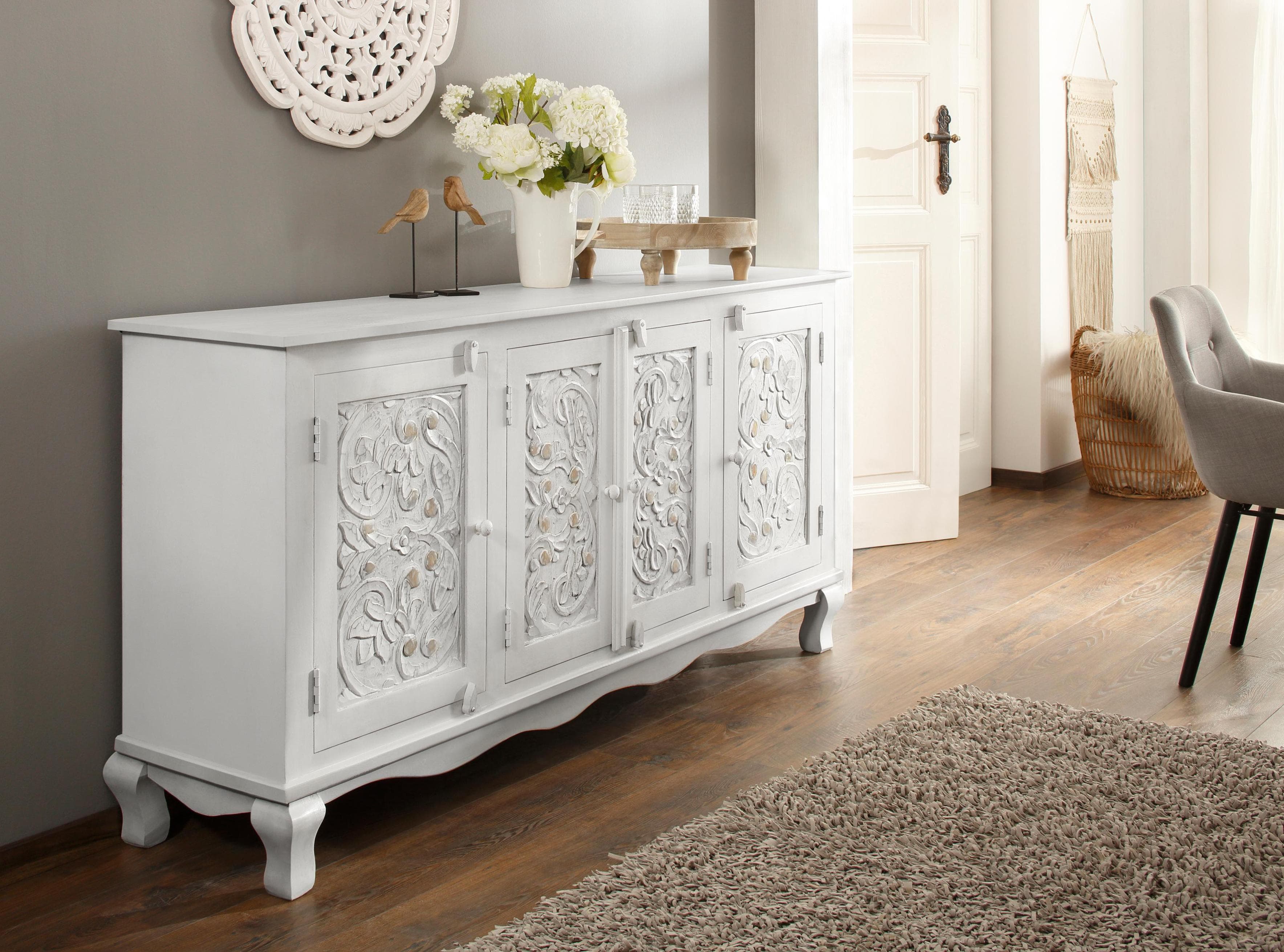 OTTO HOME Sideboard Rajat Naturfarben Massivholz Mango
