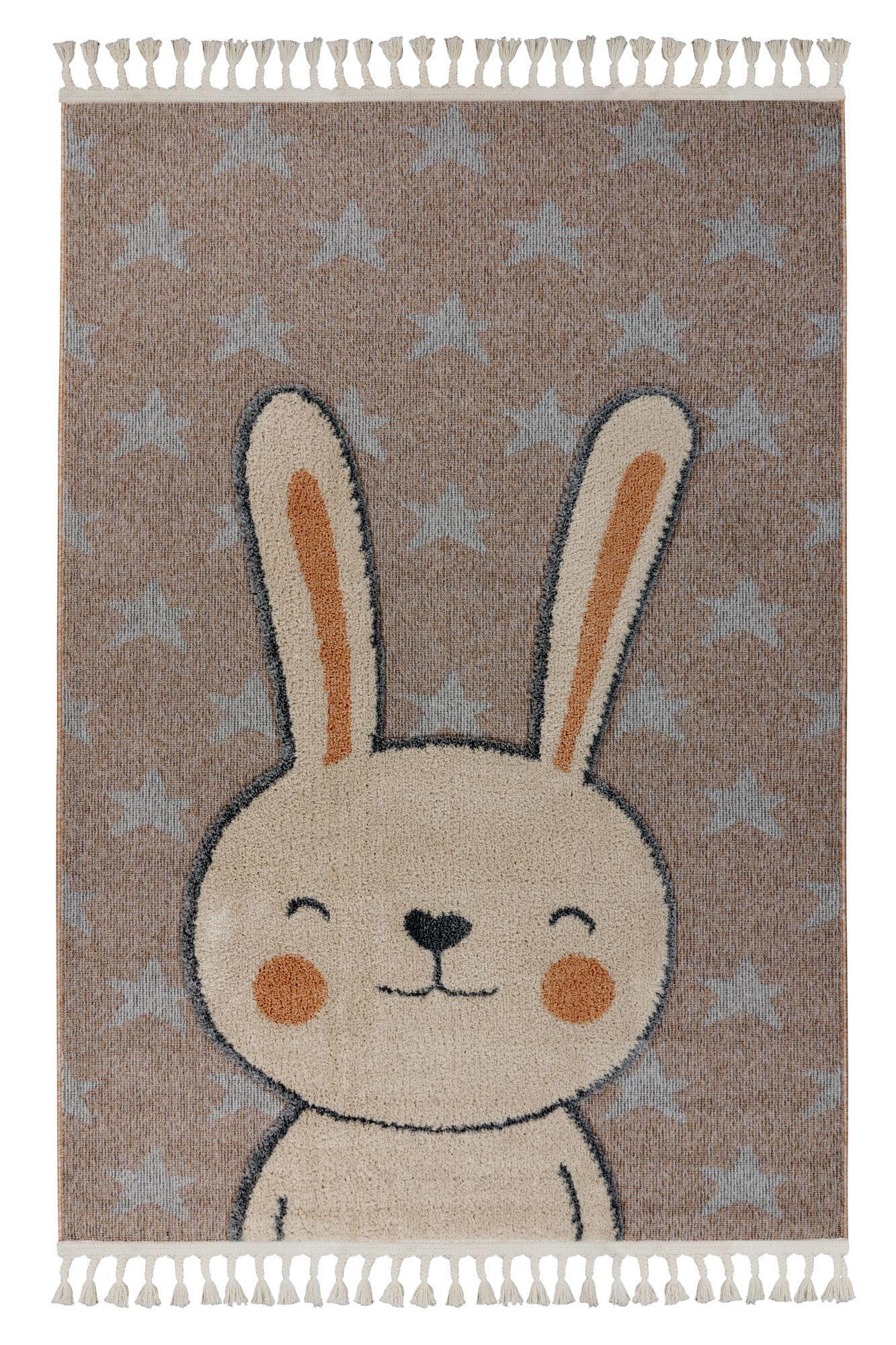 Kayoom Teppich Modena 415 Beige Kurzflor