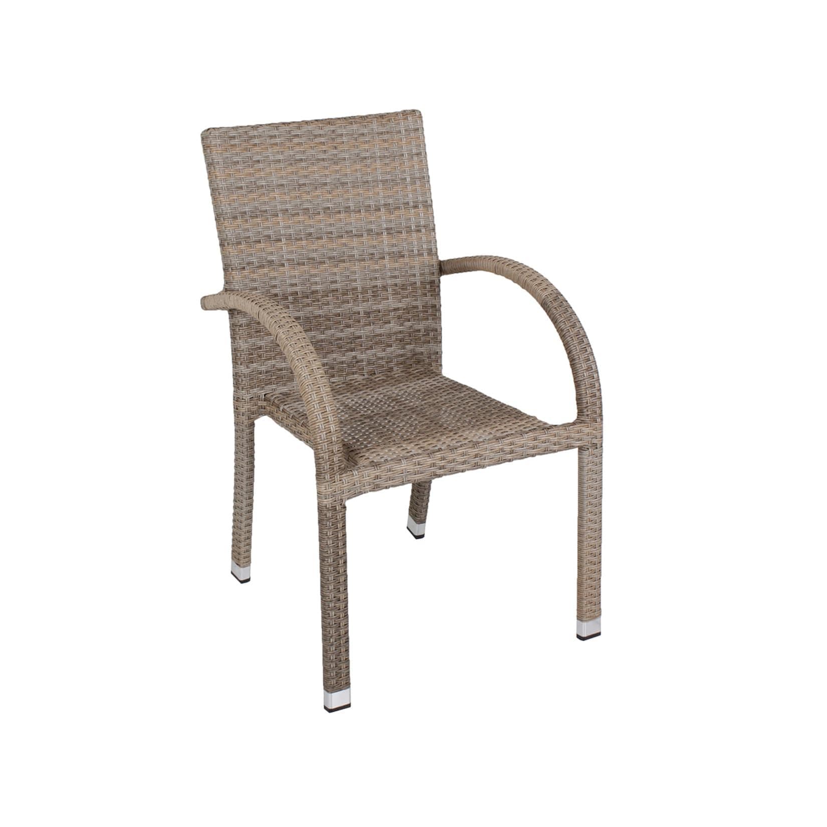Garden Pleasure MODESTO Stapelstuhl 2er Set Beige