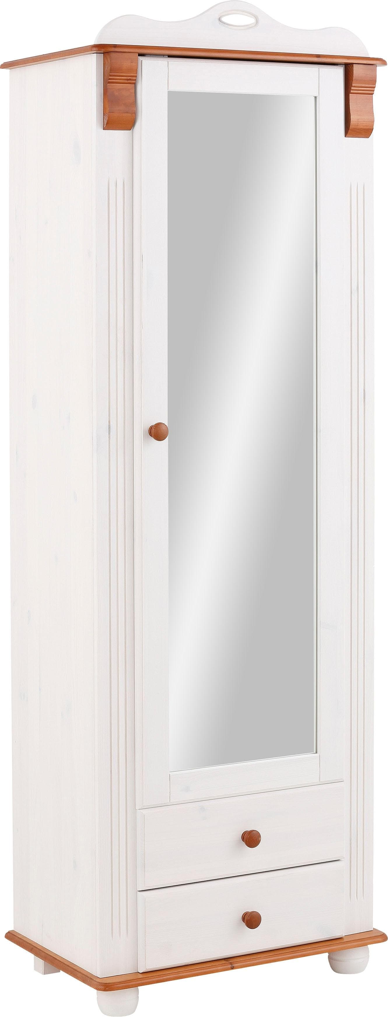 OTTO HOME Garderobenschrank Adele Weiß Kiefer FSC