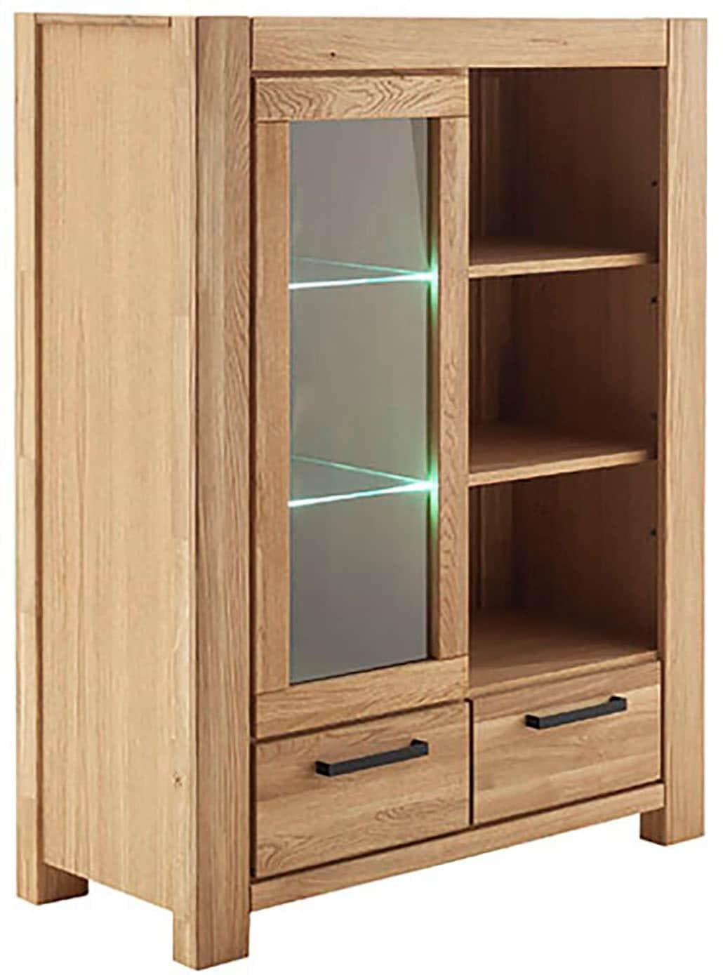 MCA LIVING Silias Komi-Highboard Rechts Naturfarben