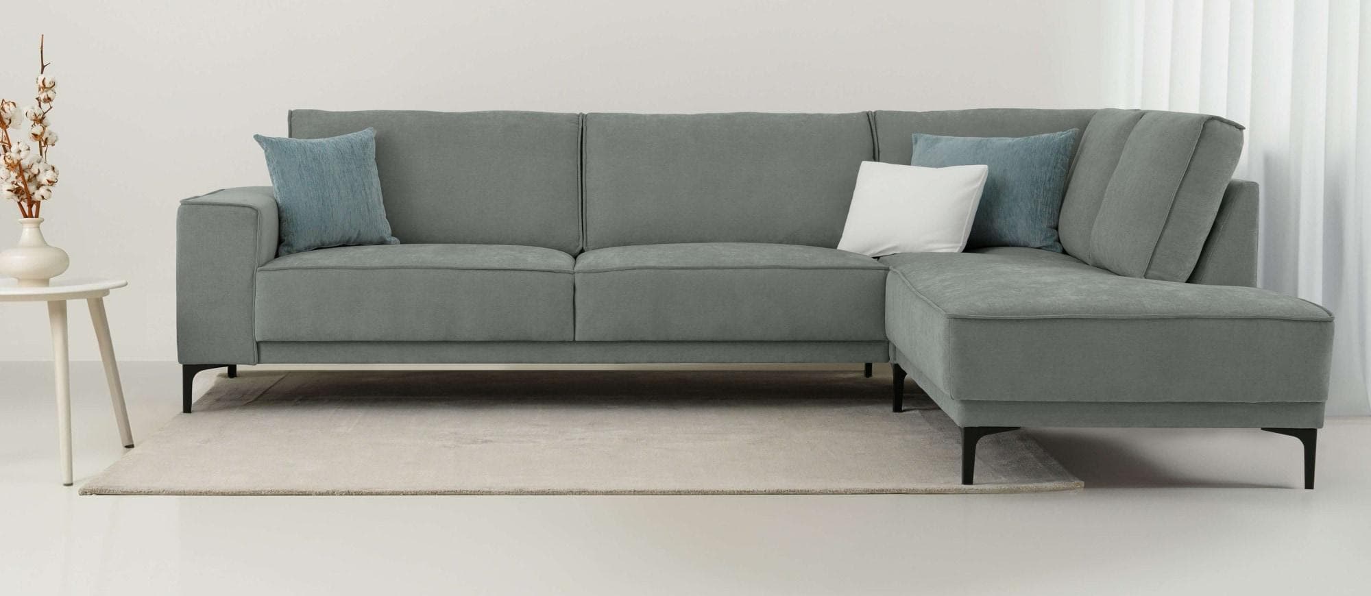 OTTO HOME Ecksofa OLAND L-Form Grau Skandi-Design