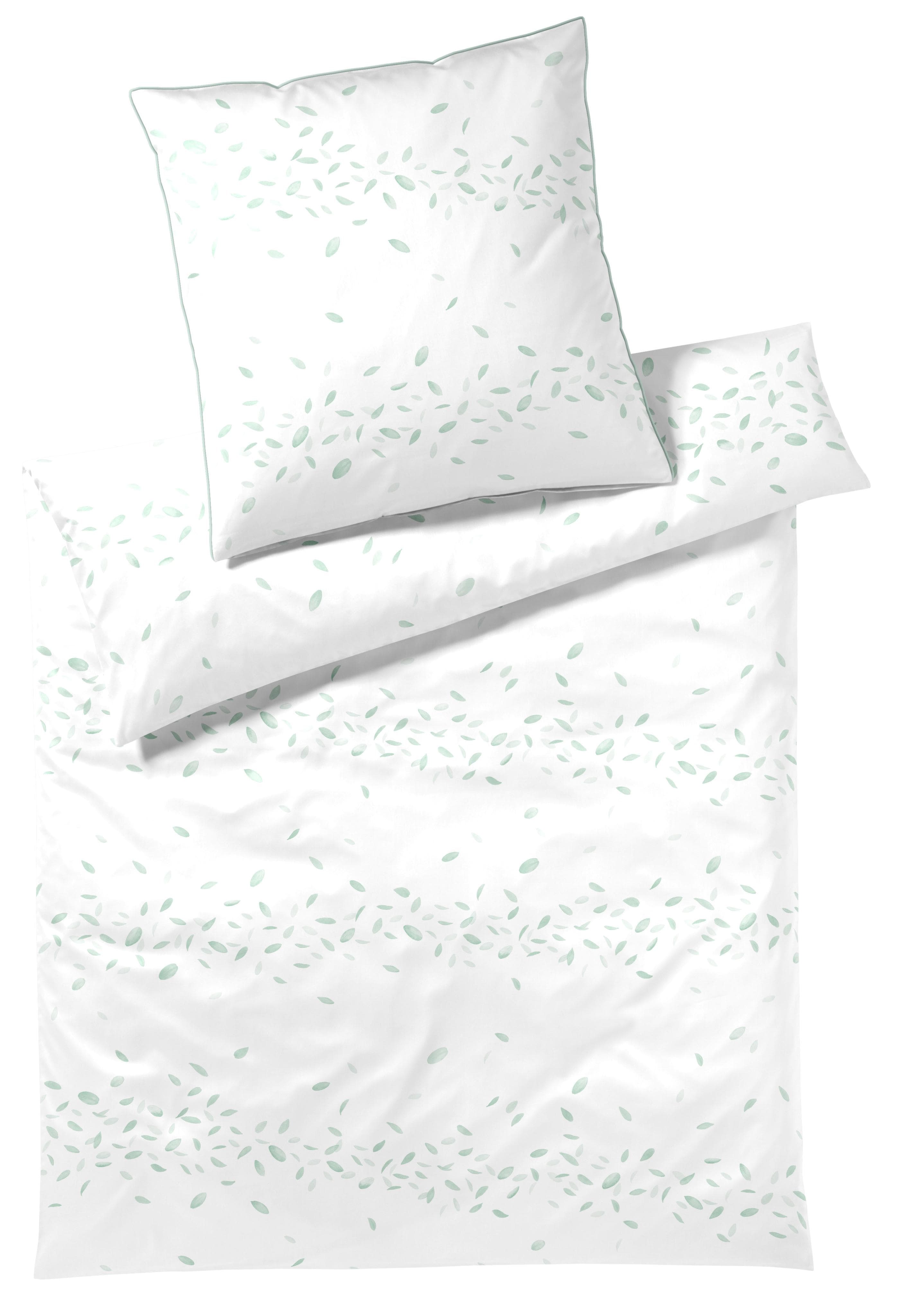 Elegante Bettwäsche Flyer Aqua Mako-Batist 100% Baumwolle