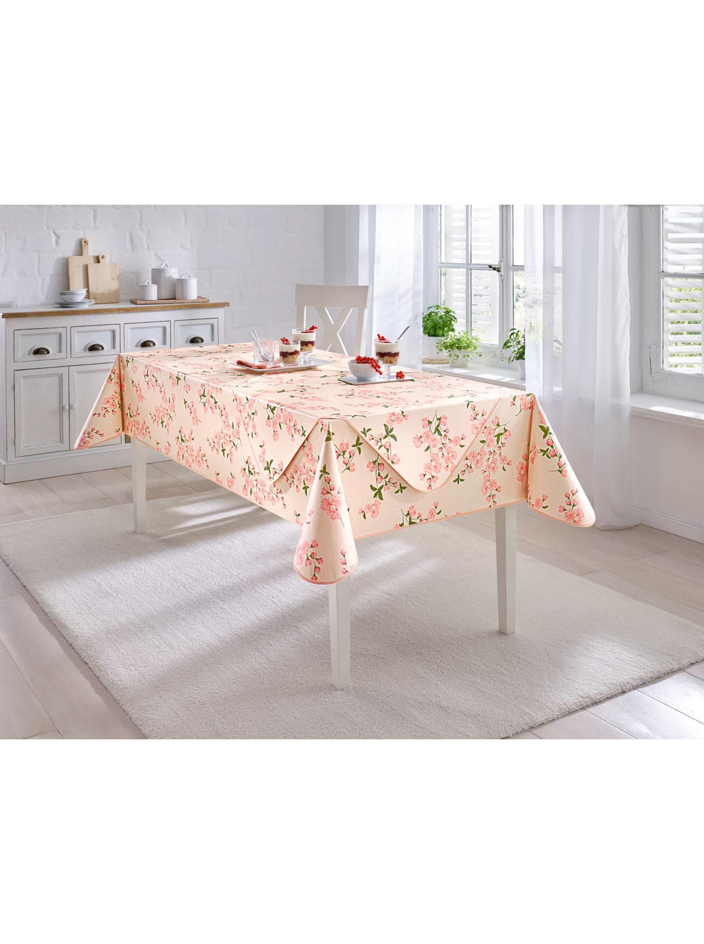 Tischdecke Gr. 2 Rosa B:110cm L:140cm