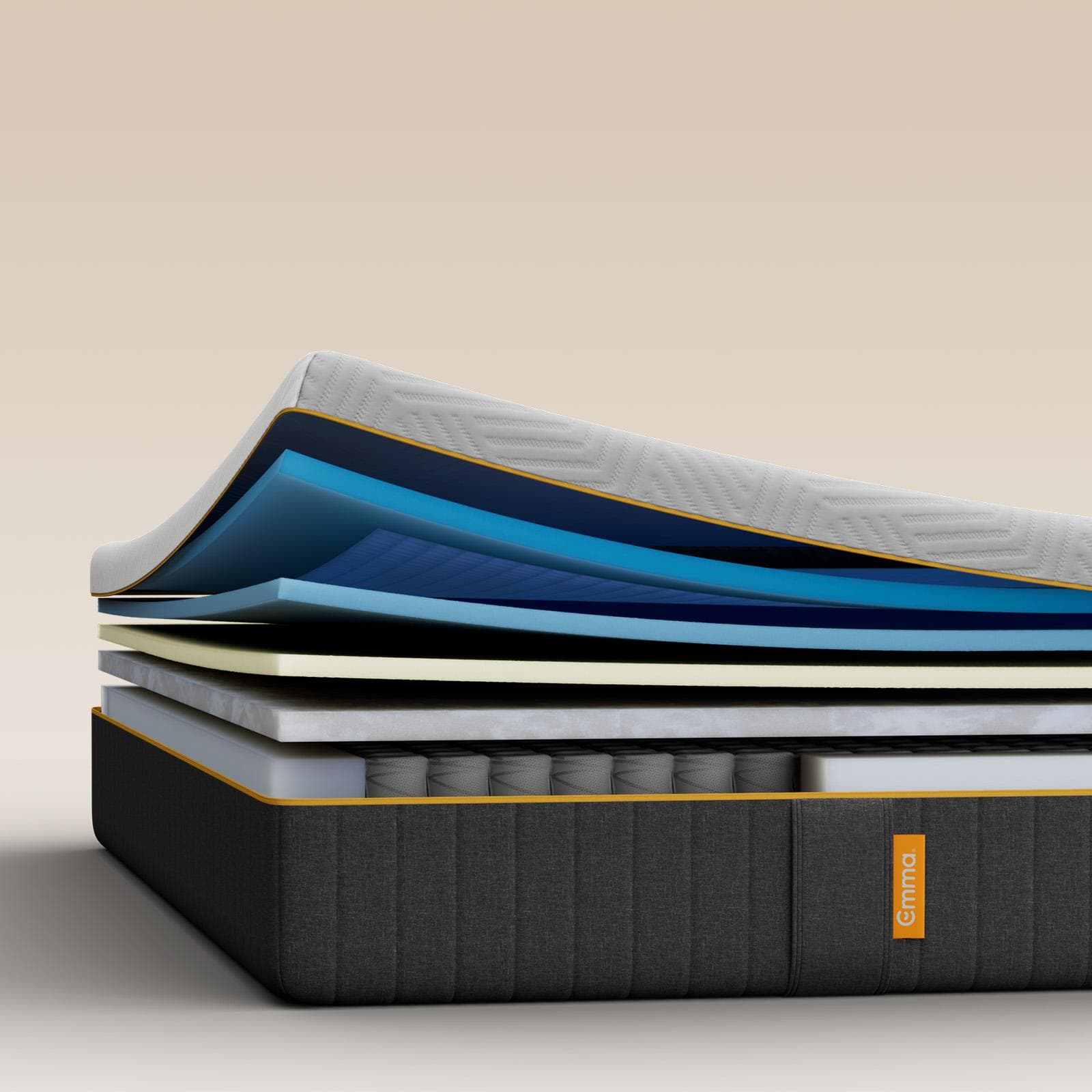 Emma Elite AirGrid Matratze 90x200 Weiß Kühlend