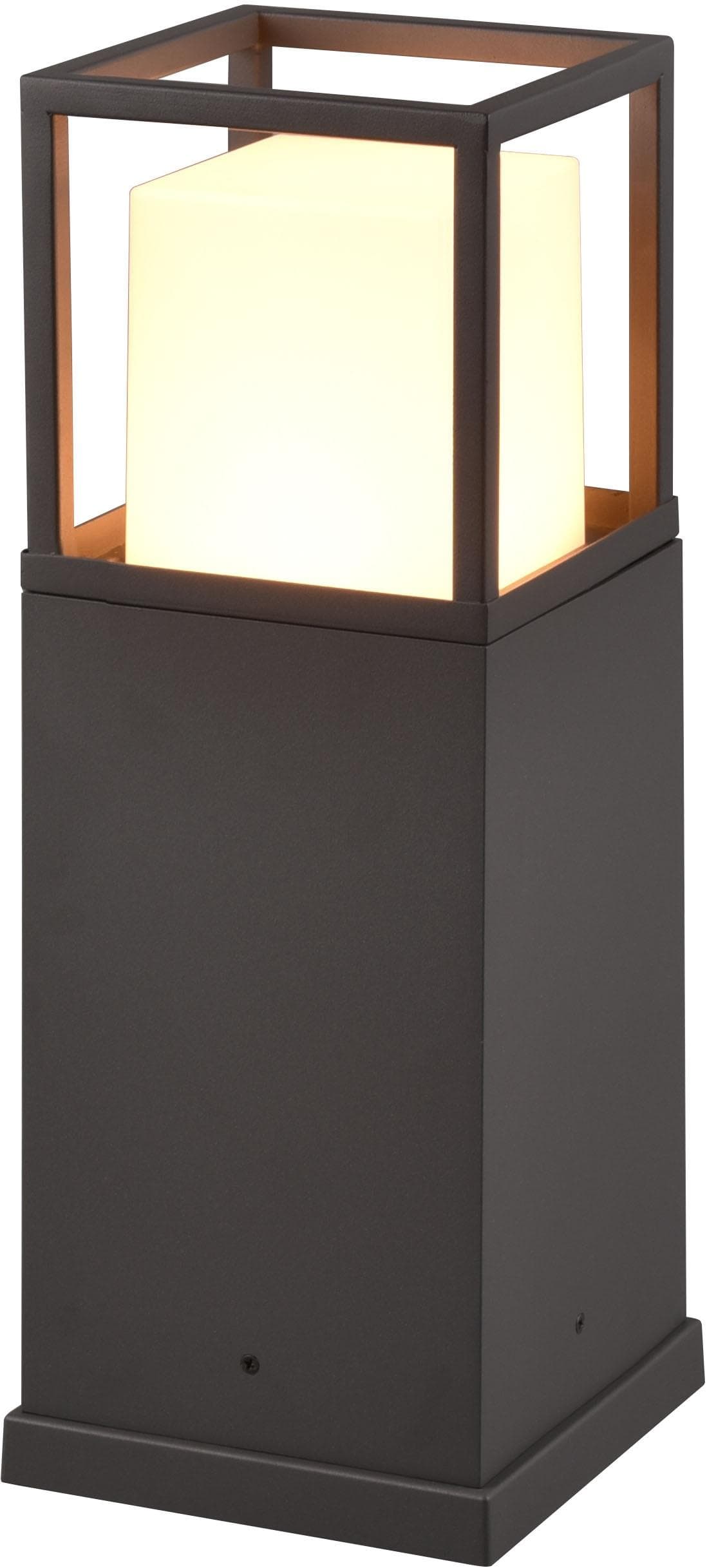 Trio LED-Sockelleuchte Witham Anthrazit CCT IP54