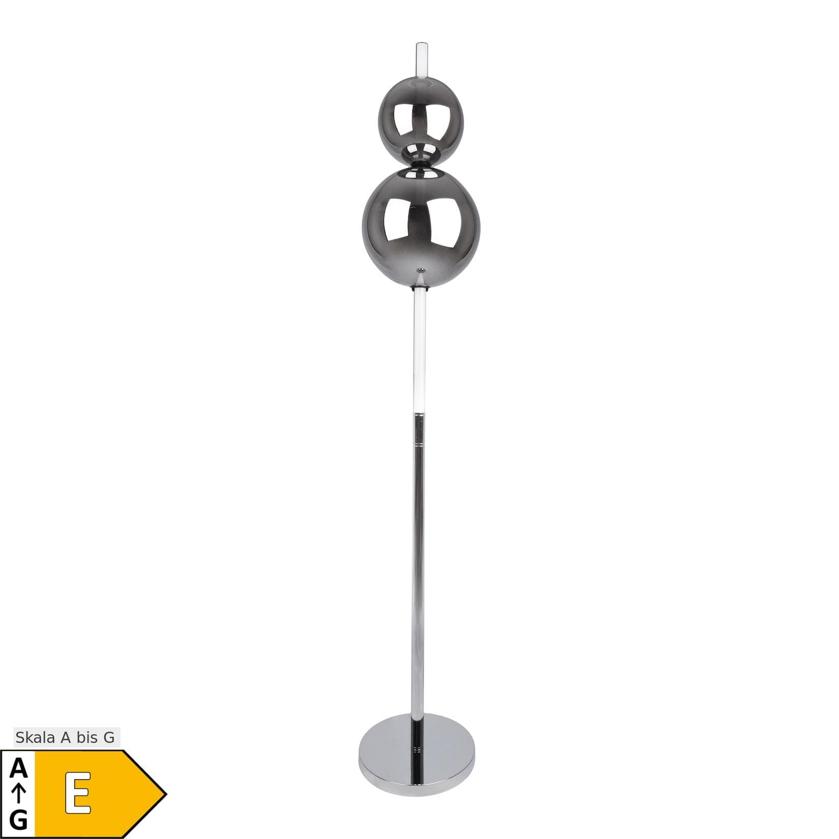 NÄVE Stehlampe NOVA Dimmbar Chrom/Smoky 25cm