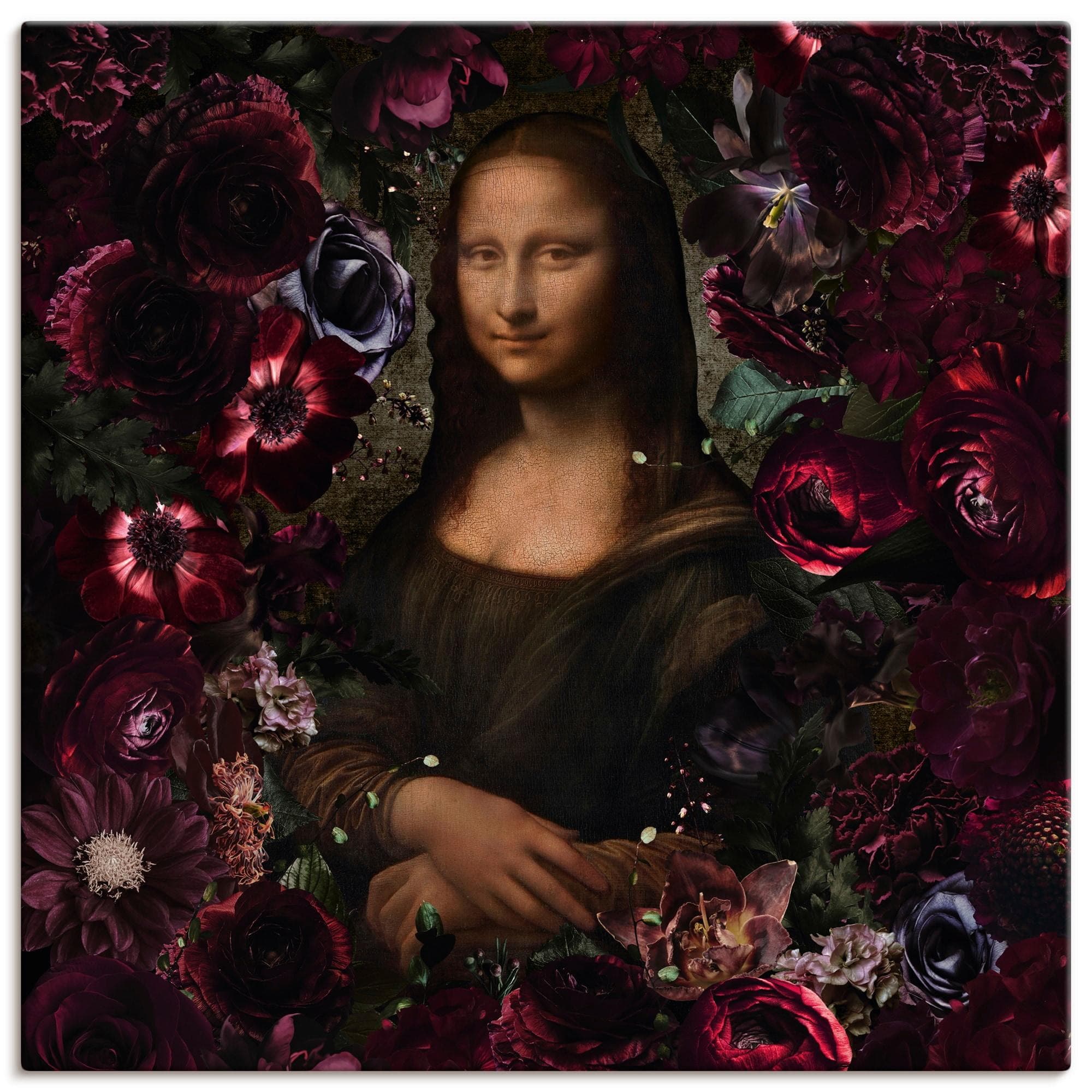 Artland Mona Lisa Da Vinci Adaption Leinwandbild