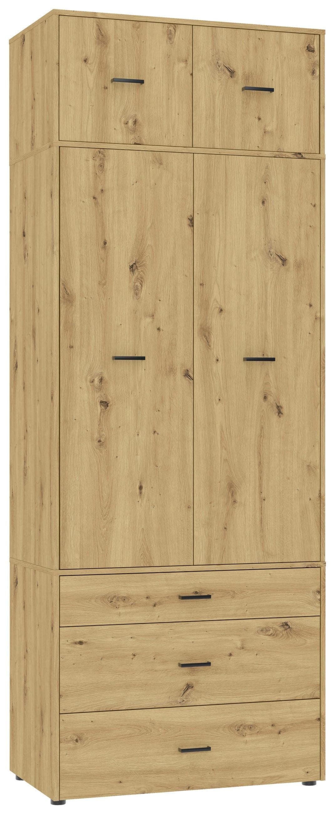 Kleiderschrank Kivo Eiche Artisan Mömax DE