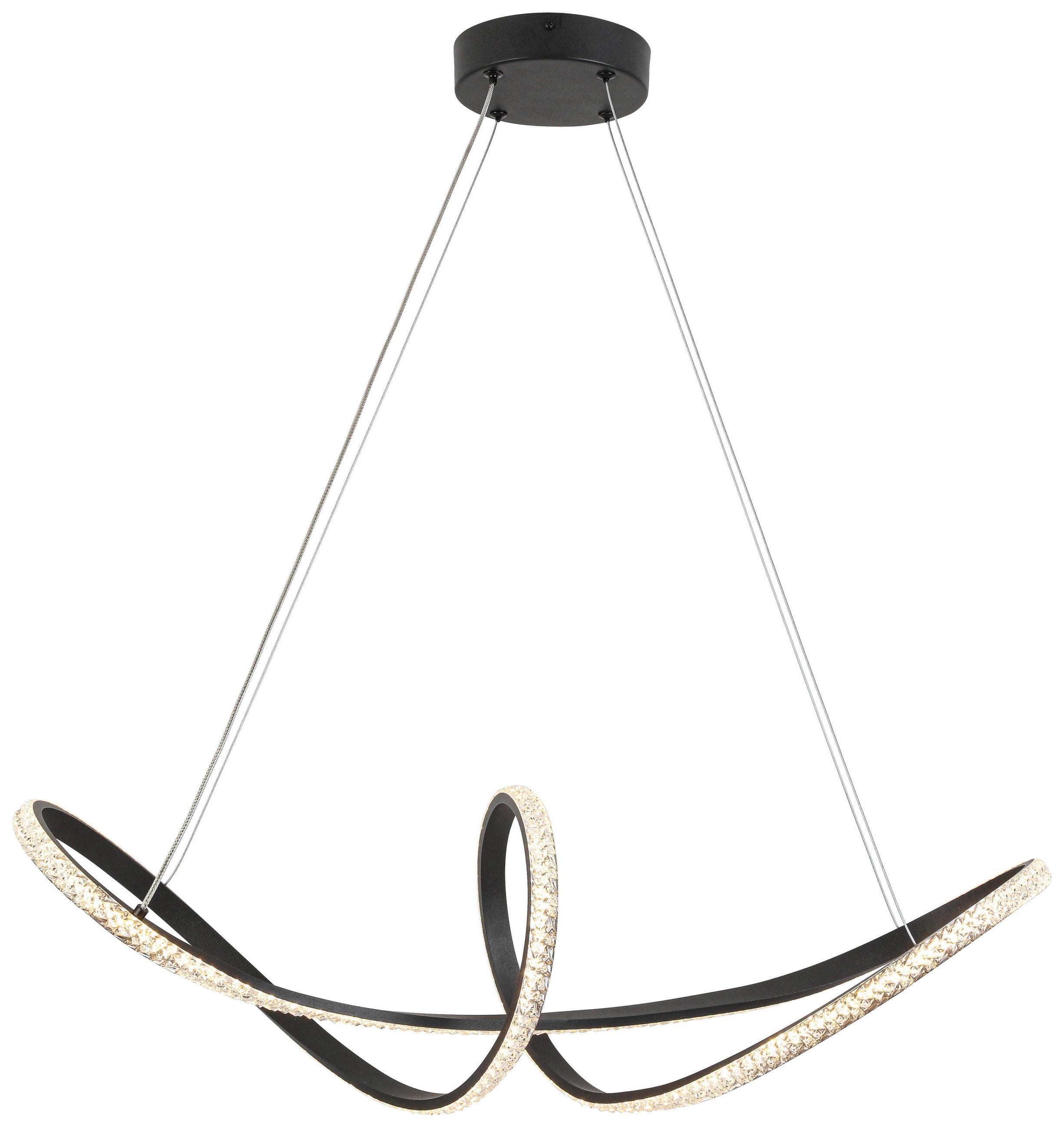 LED-Hängeleuchte in Schwarz max. 33 Watt Mömax DE
