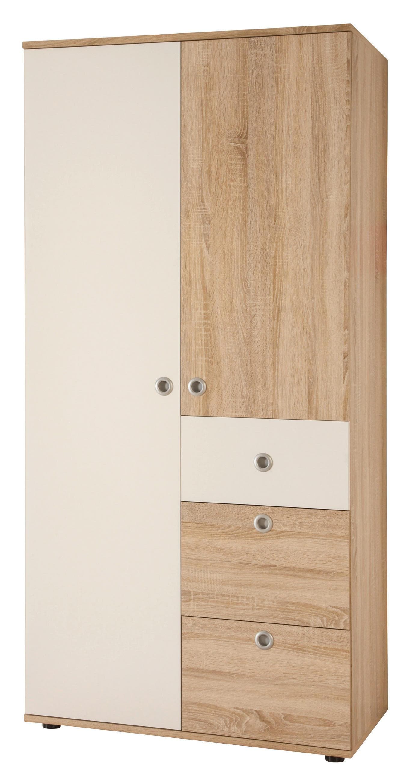 Kleiderschrank Wiki Weiß/Eiche Mömax DE