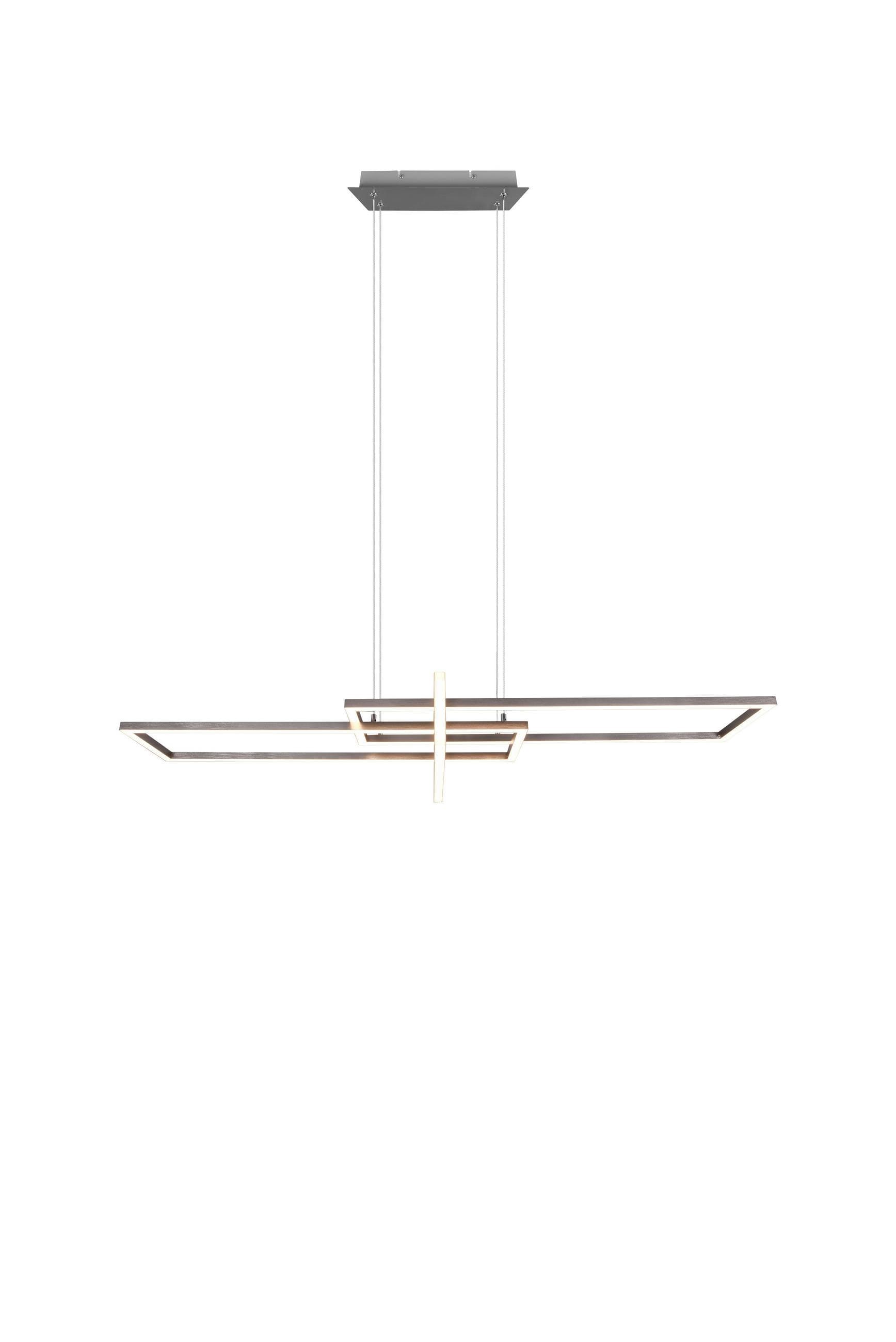 Trio LED-Hängeleuchte Salinas 3.000 K Nickel Matt