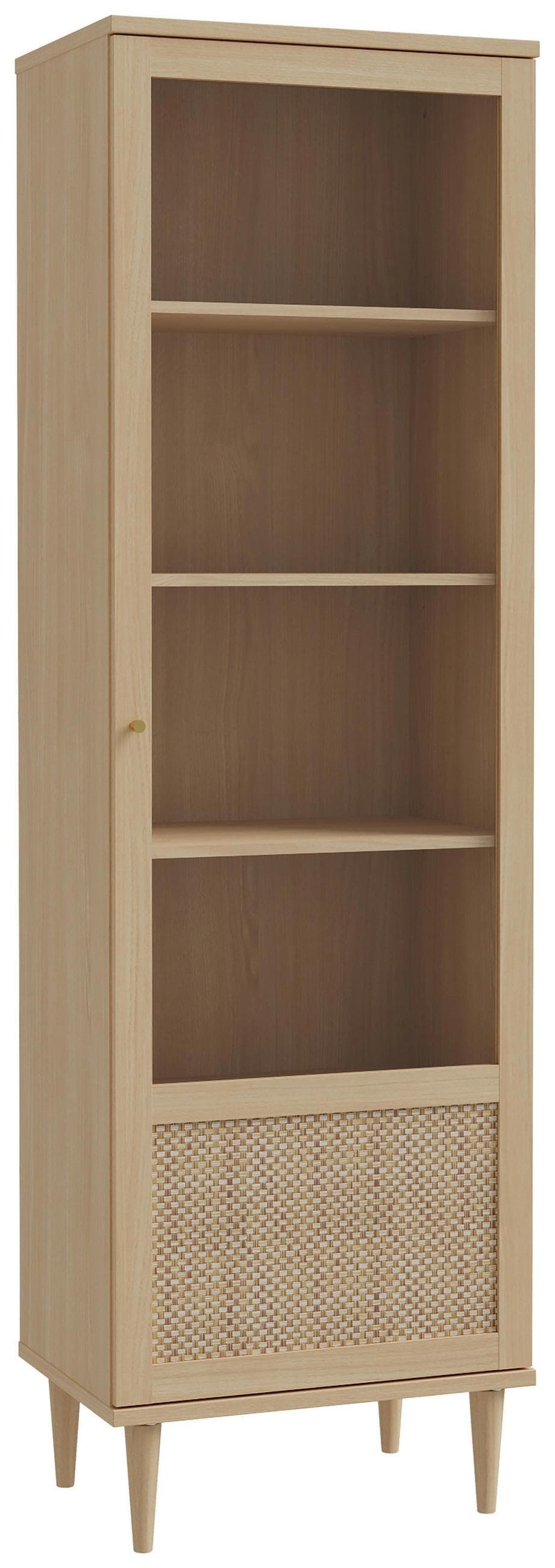Vitrine Calasetta Eichefarben/Beige Mömax DE