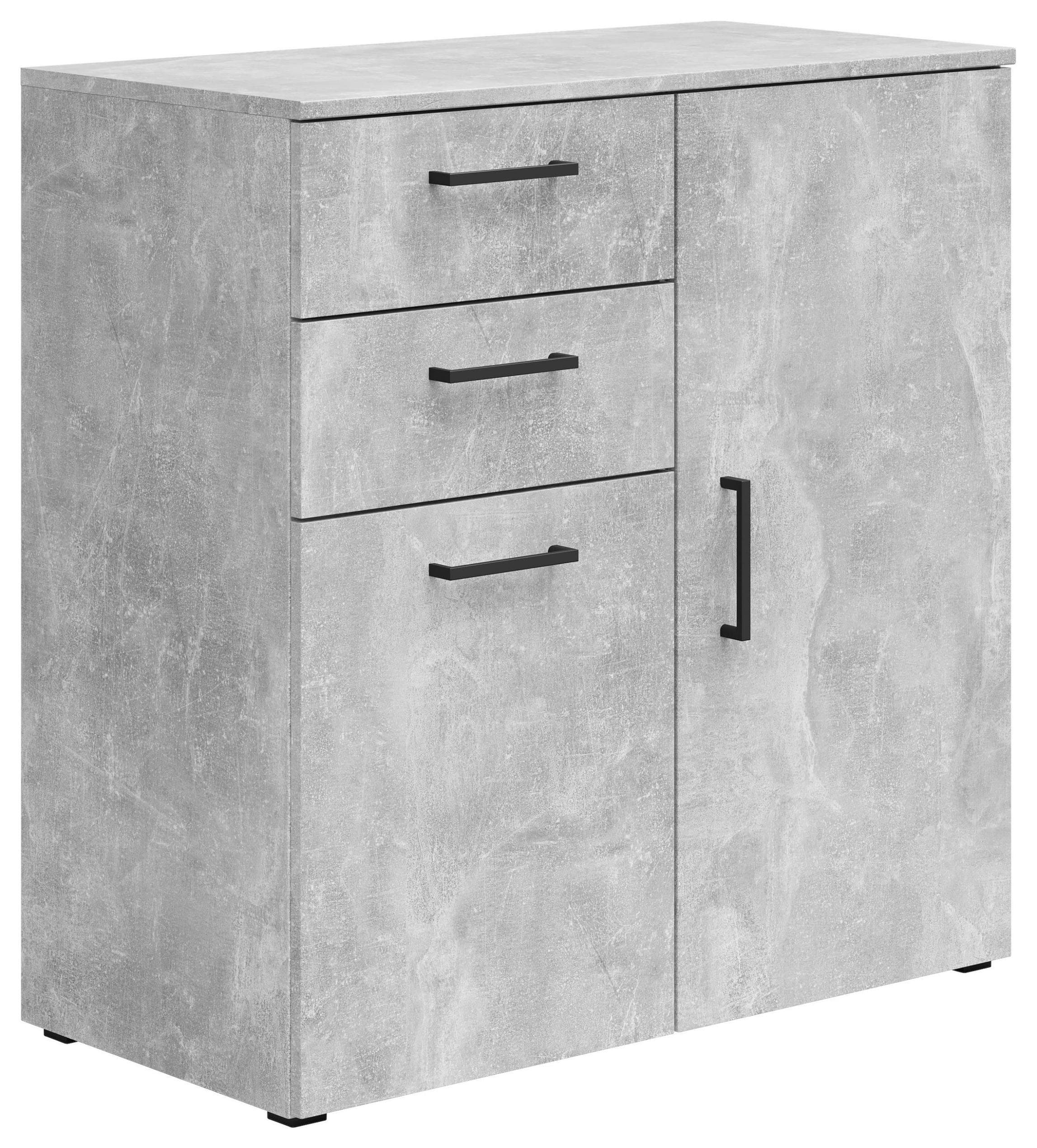 Kommode Multistauraum Betonoptik