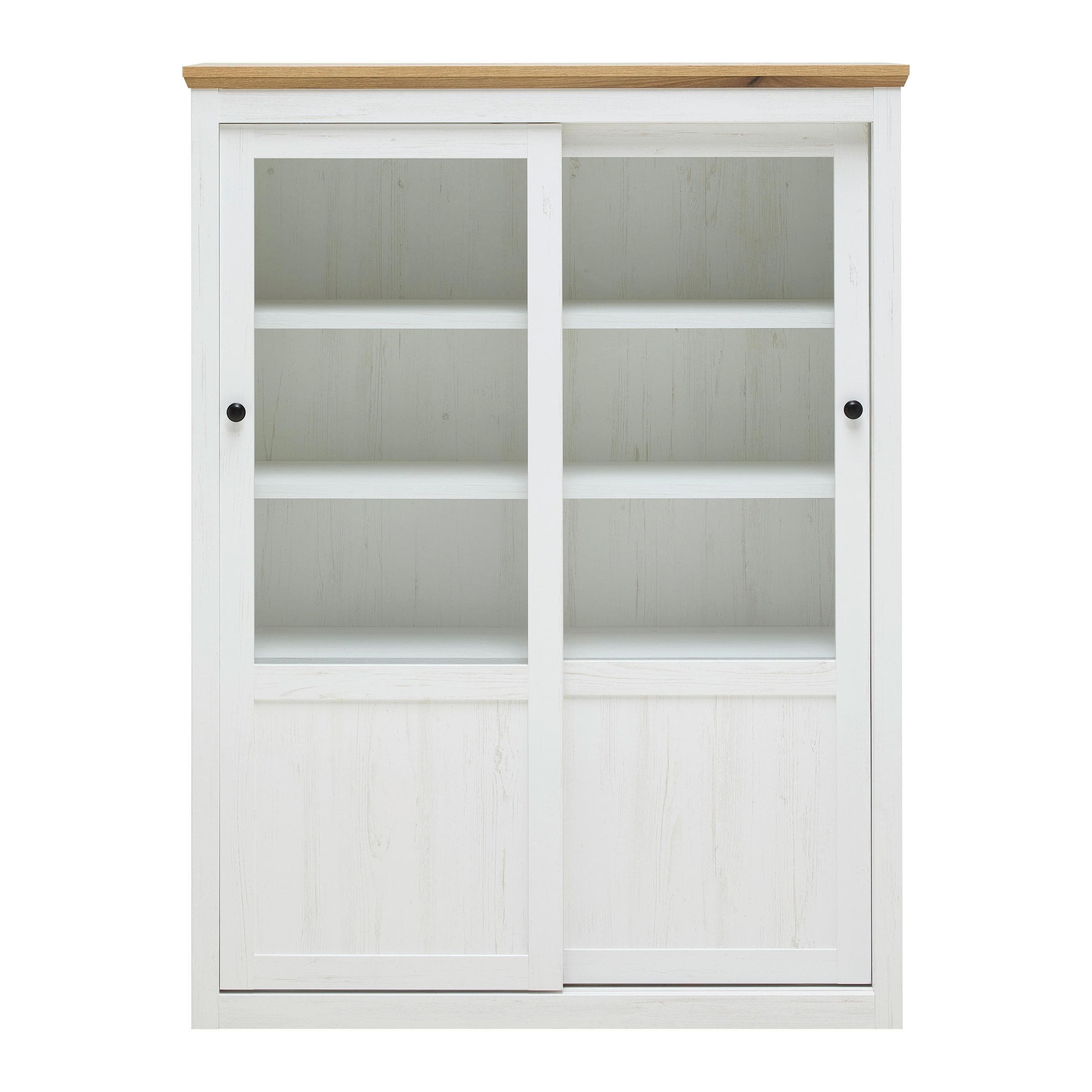Highboard Korsika Eichefarben/Weiß Mömax