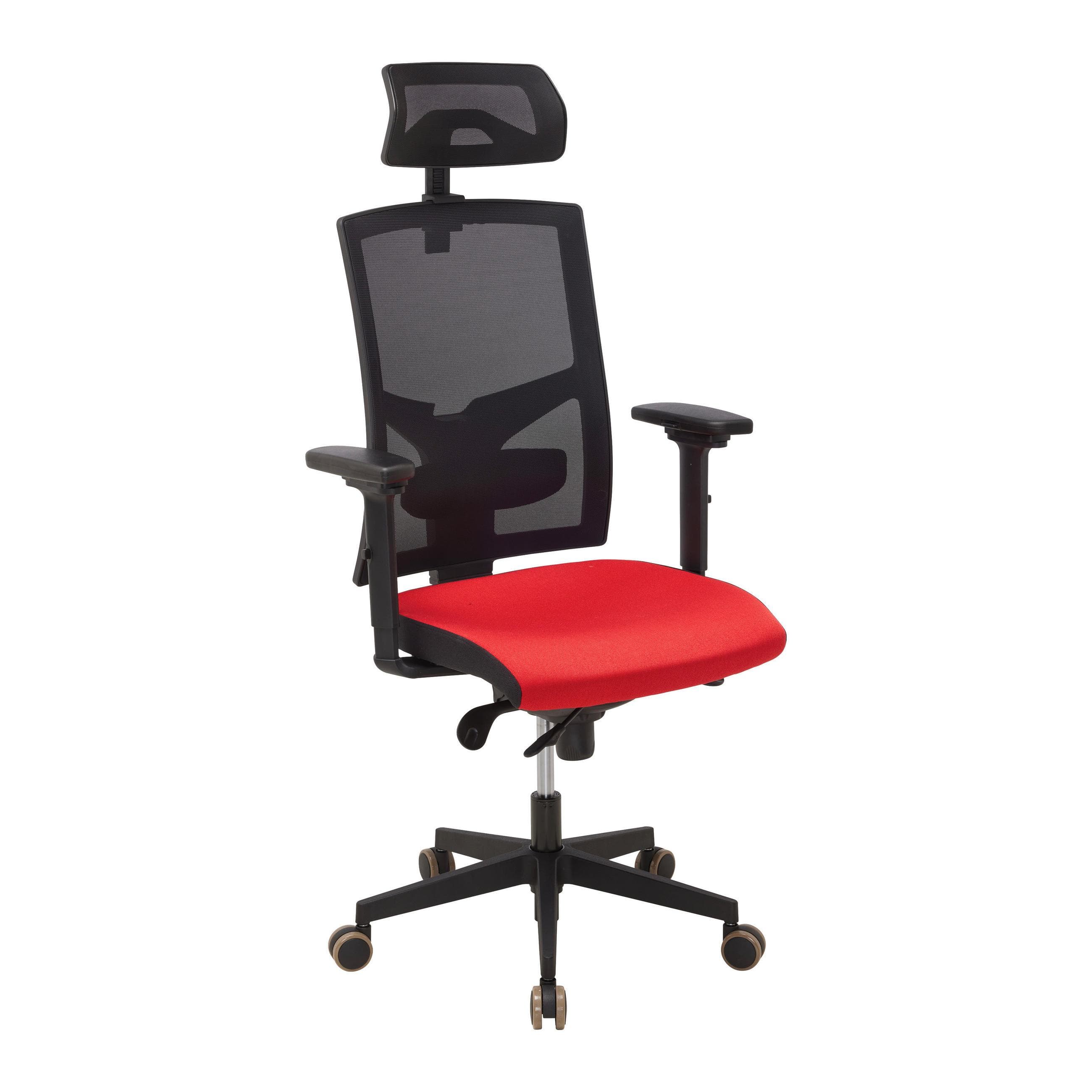 Chefsessel Boss VIP Rot/Schwarz