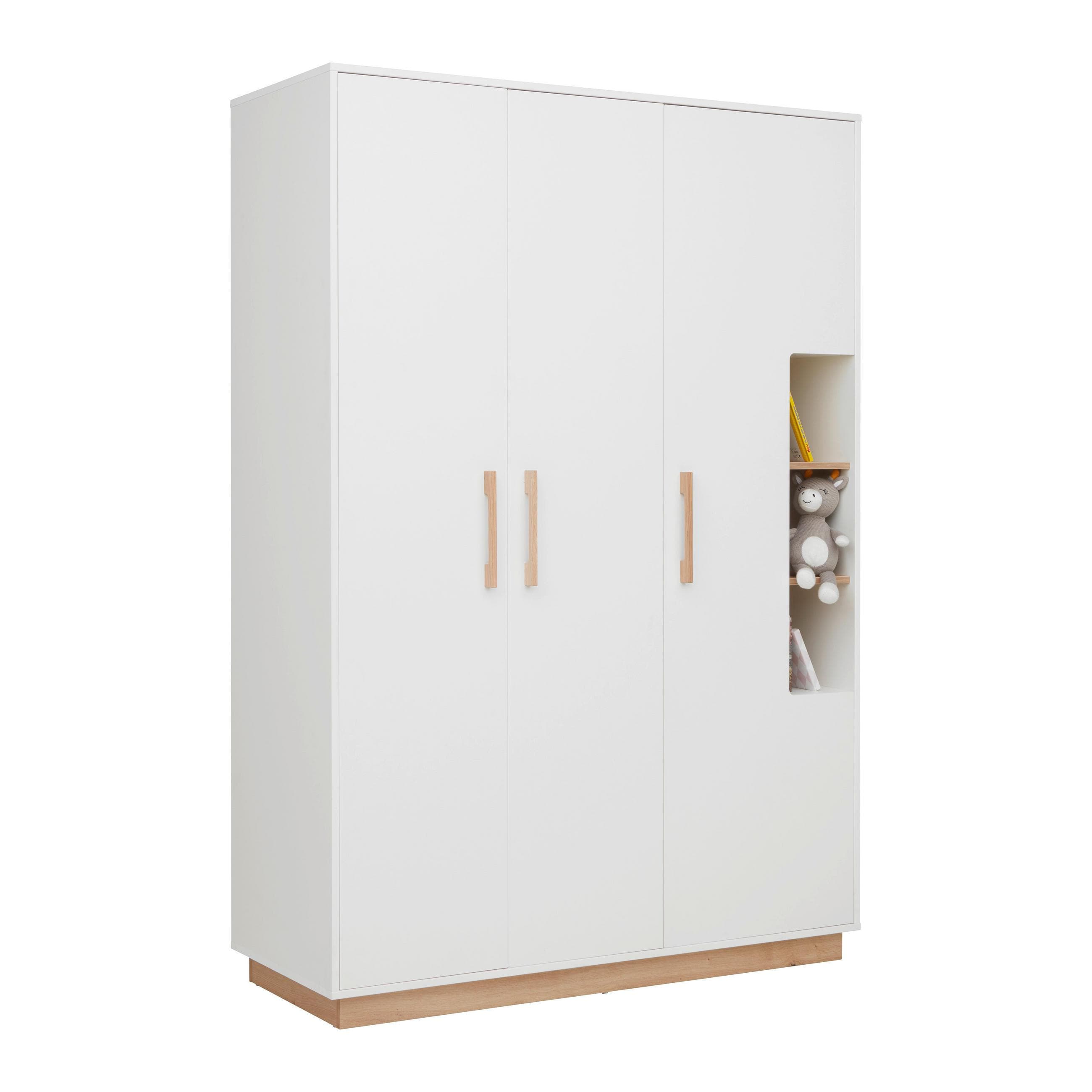 Roba Kleiderschrank Luna White Weiß/Eiche