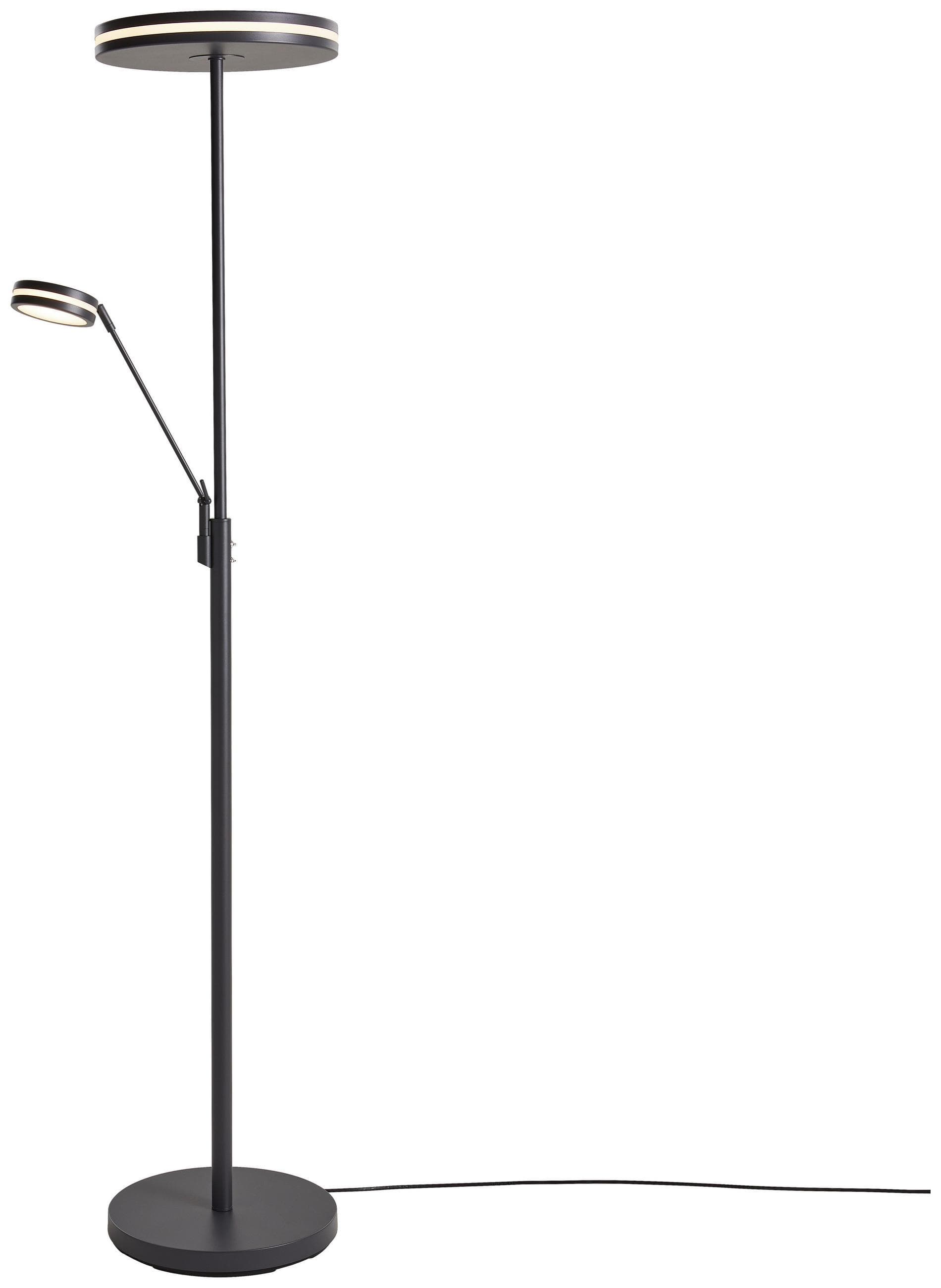 Trio LED-Deckenfluter Franklin Leselampe Anthrazit