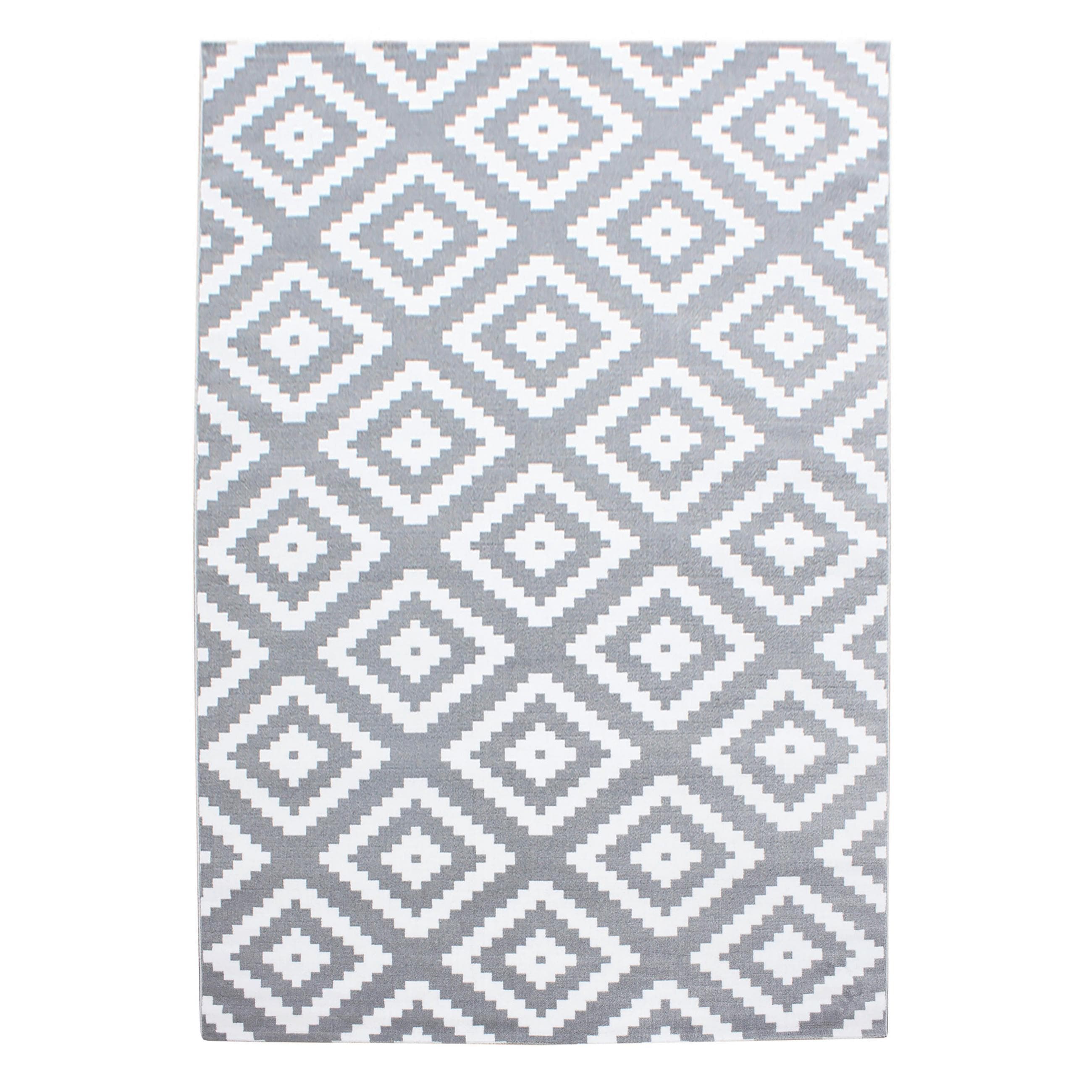 Novel Webteppich Plus Grau ca. 140x200cm