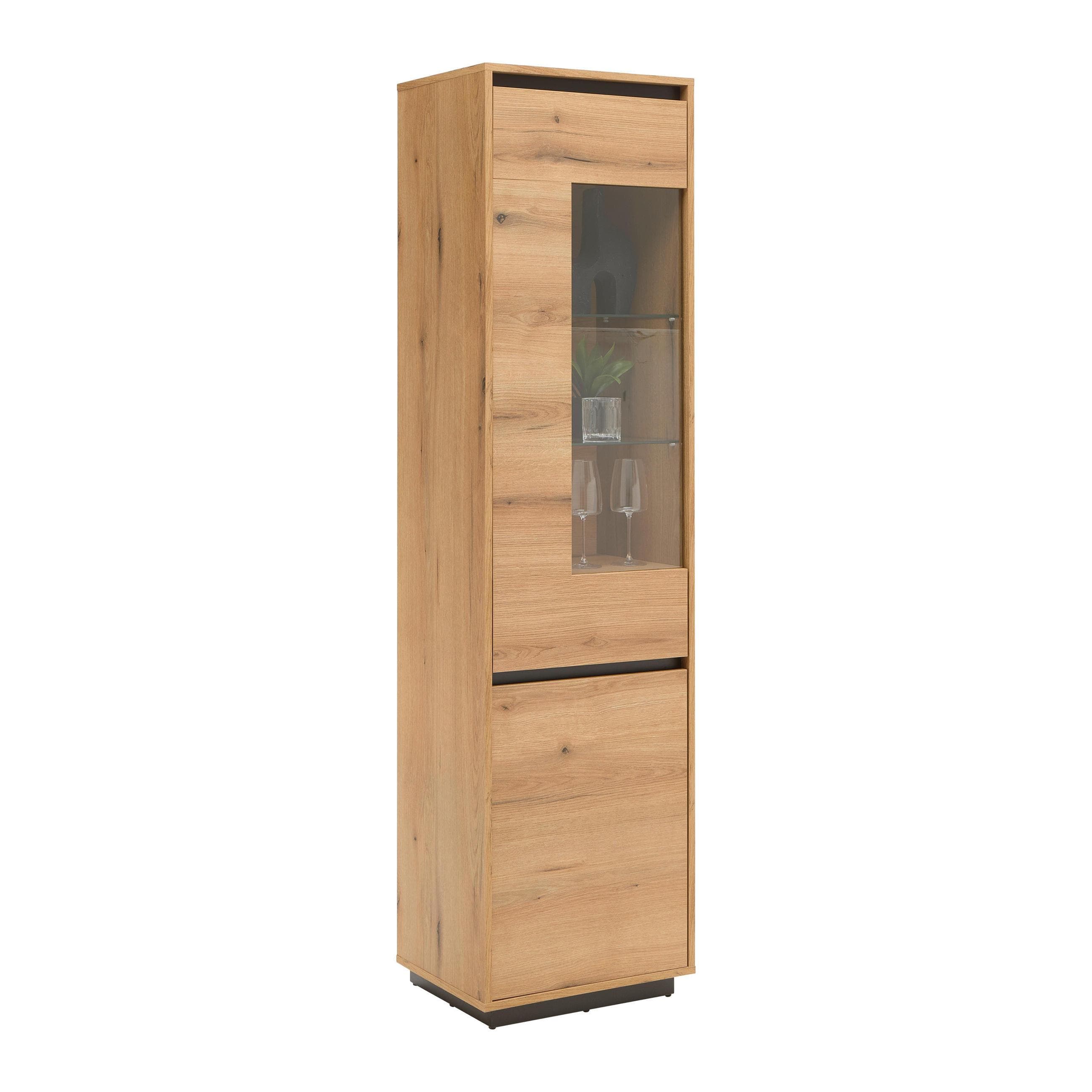 Vitrine Puro Eichefarben Mömax